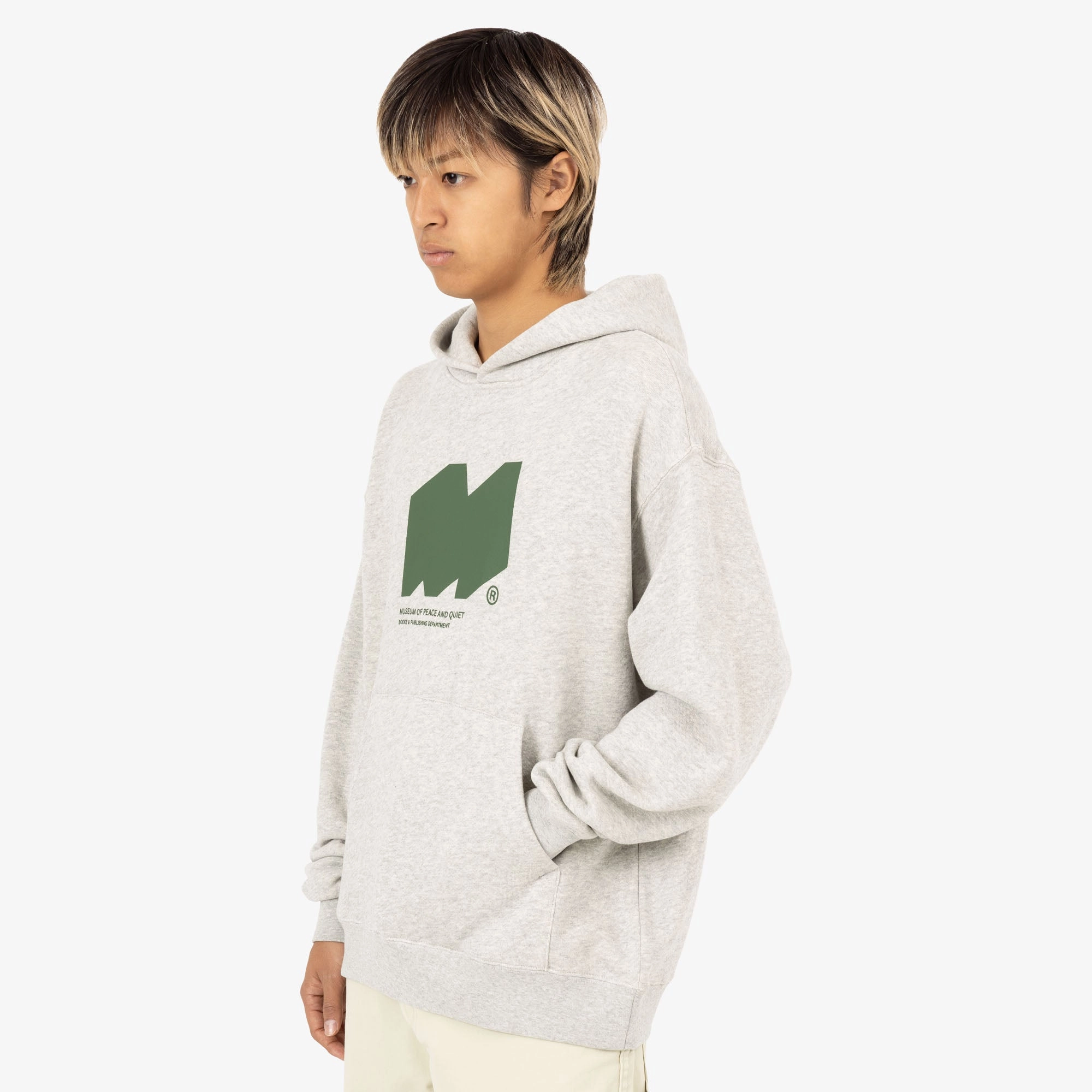 Fresh Sporty Stretchy Museum of Peace & Quiet Museum Publishing Pullover Hoodie / Heather