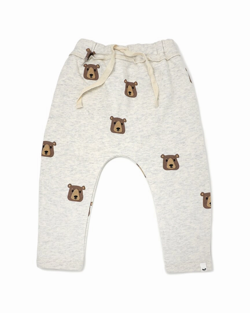 oh baby! Brown Bear Faces Brooklyn Jogger Active Performance