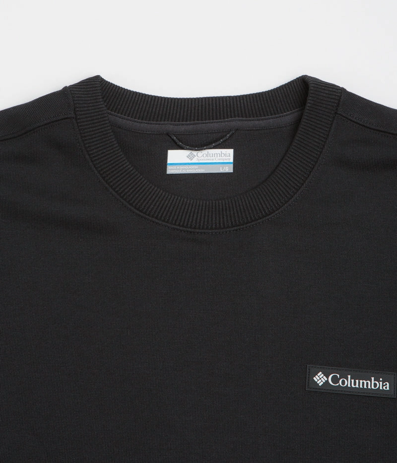 Columbia Marble Canyon Crewneck Sweatshirt - Black product swimming suitable buoyancy hot weather wear
