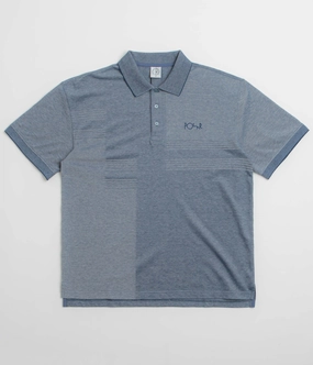 Cozy Option Athletic Cut Polar Pique Surf Polo Shirt - Heather Blue