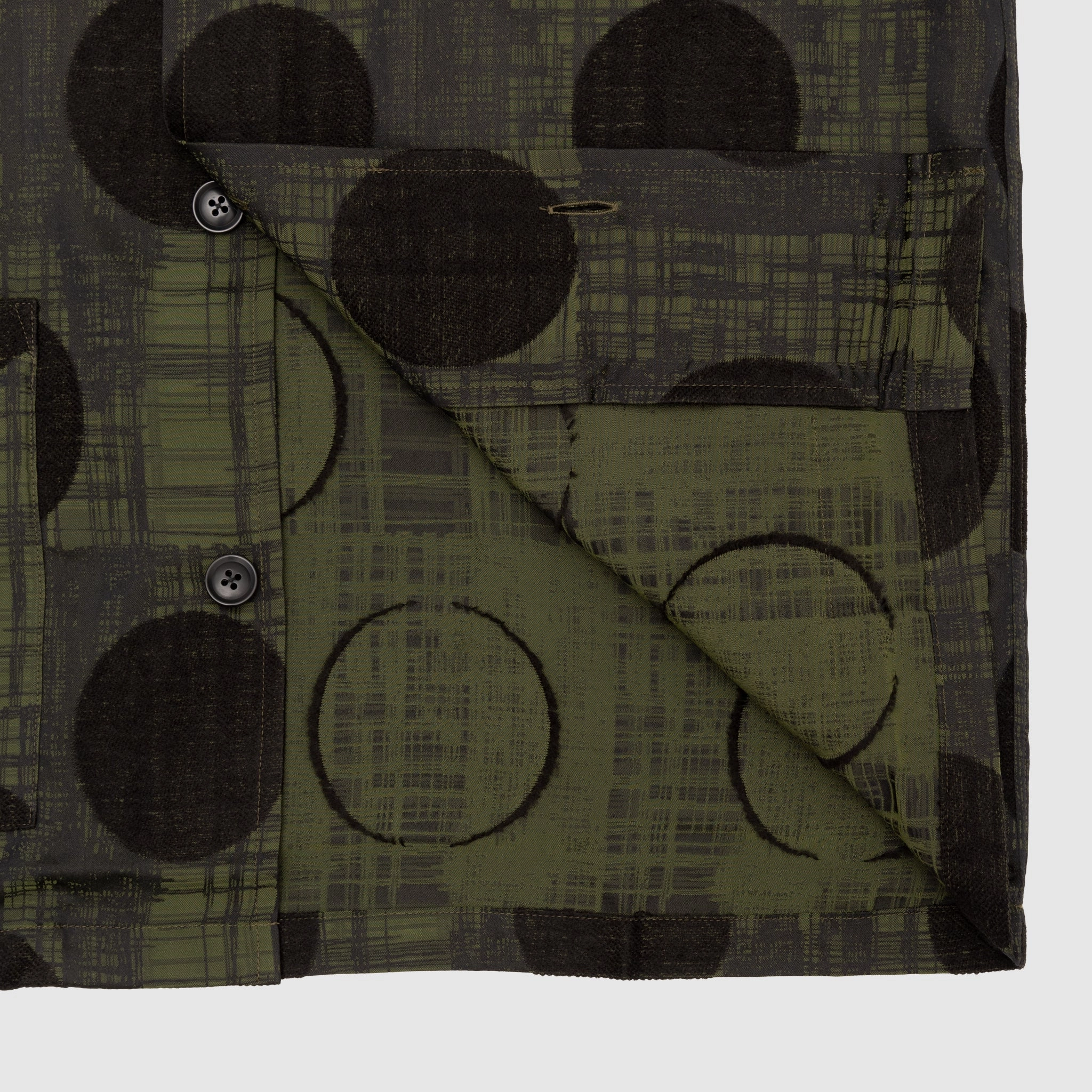 PLAID & POLKDOT JAQUARD CABANA SHIRT Low Maintenance Nautical Look