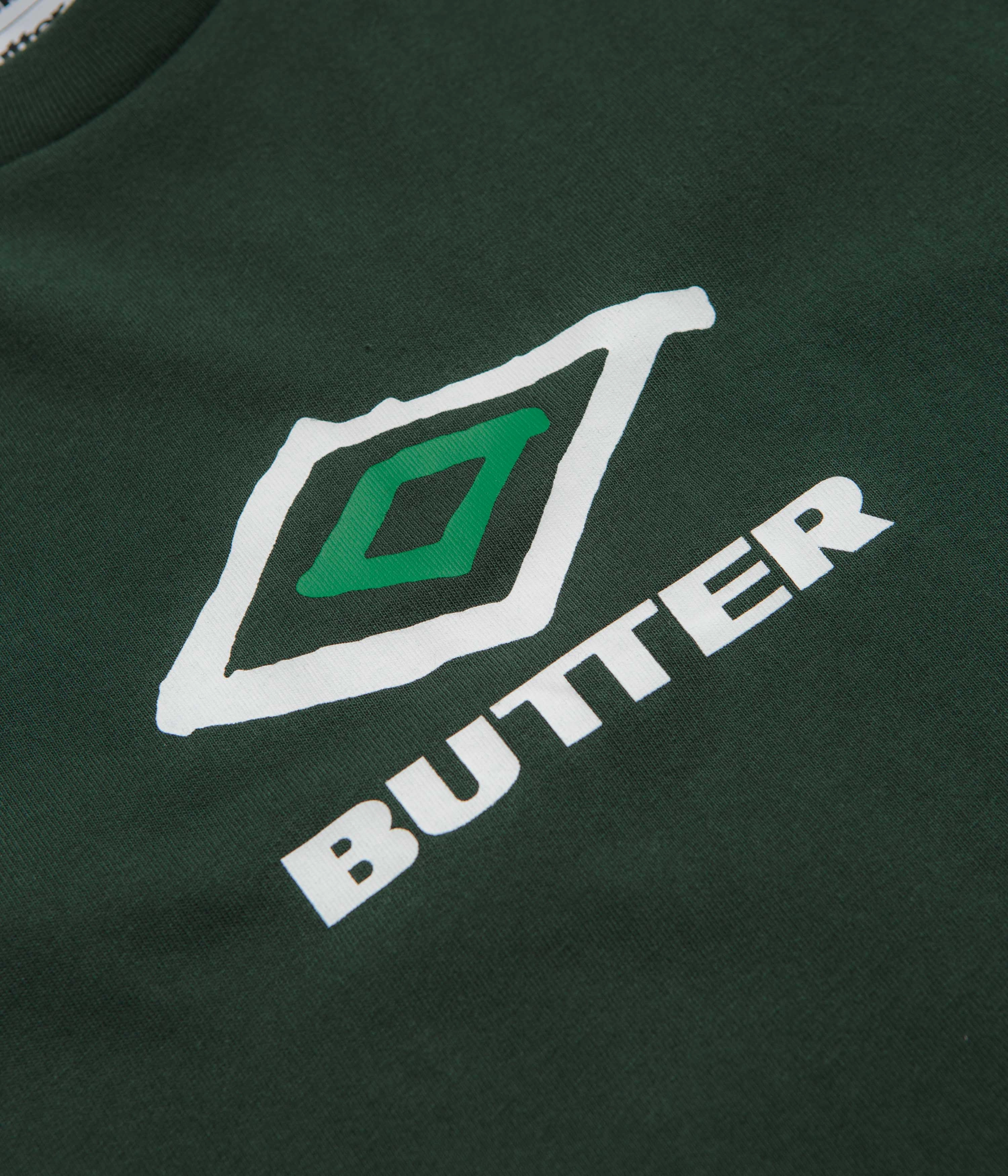 Butter Goods x Umbro Ball T-Shirt - Dark Forest blouse silhouette