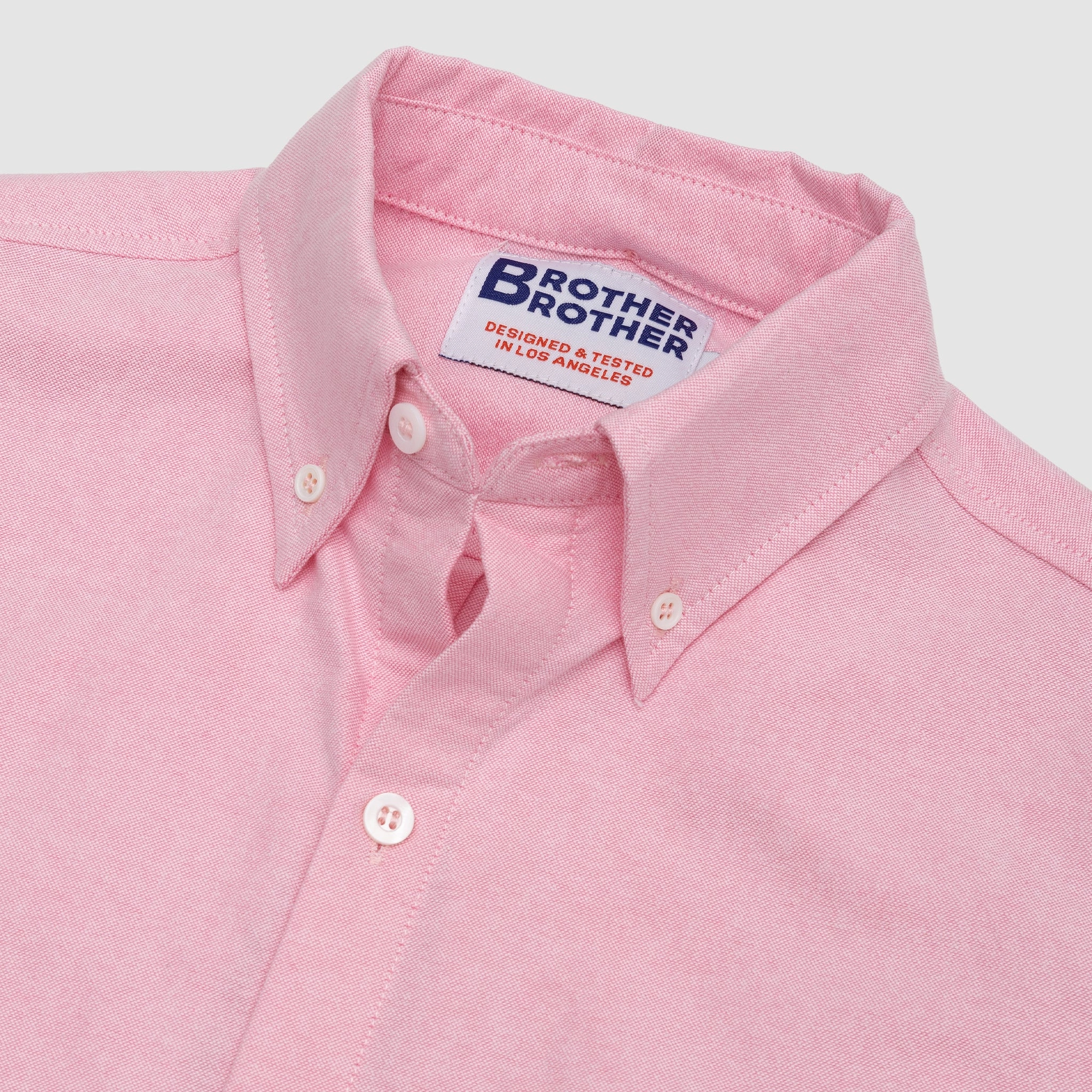 Smooth Cotton Blend Tagless Design SIMPLE STITCH OCBD SHIRT