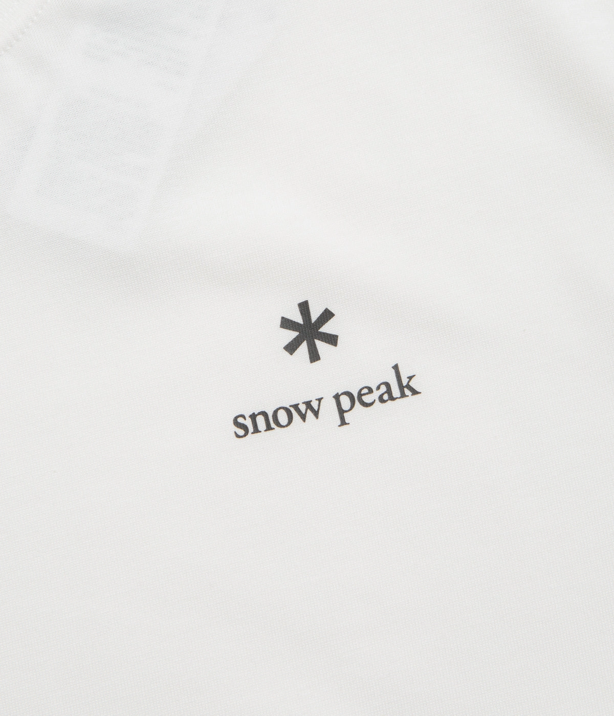 Date night semi-formal style Snow Peak NSD Logo T-Shirt - Off White