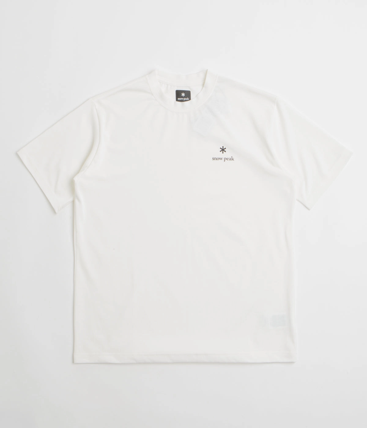 Snow Peak NSD Logo T-Shirt - Off White art gallery event