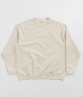 ideal for birthdays Versatile Design Snow Peak Recycled Cotton Crewneck Sweatshirt - Oatmeal