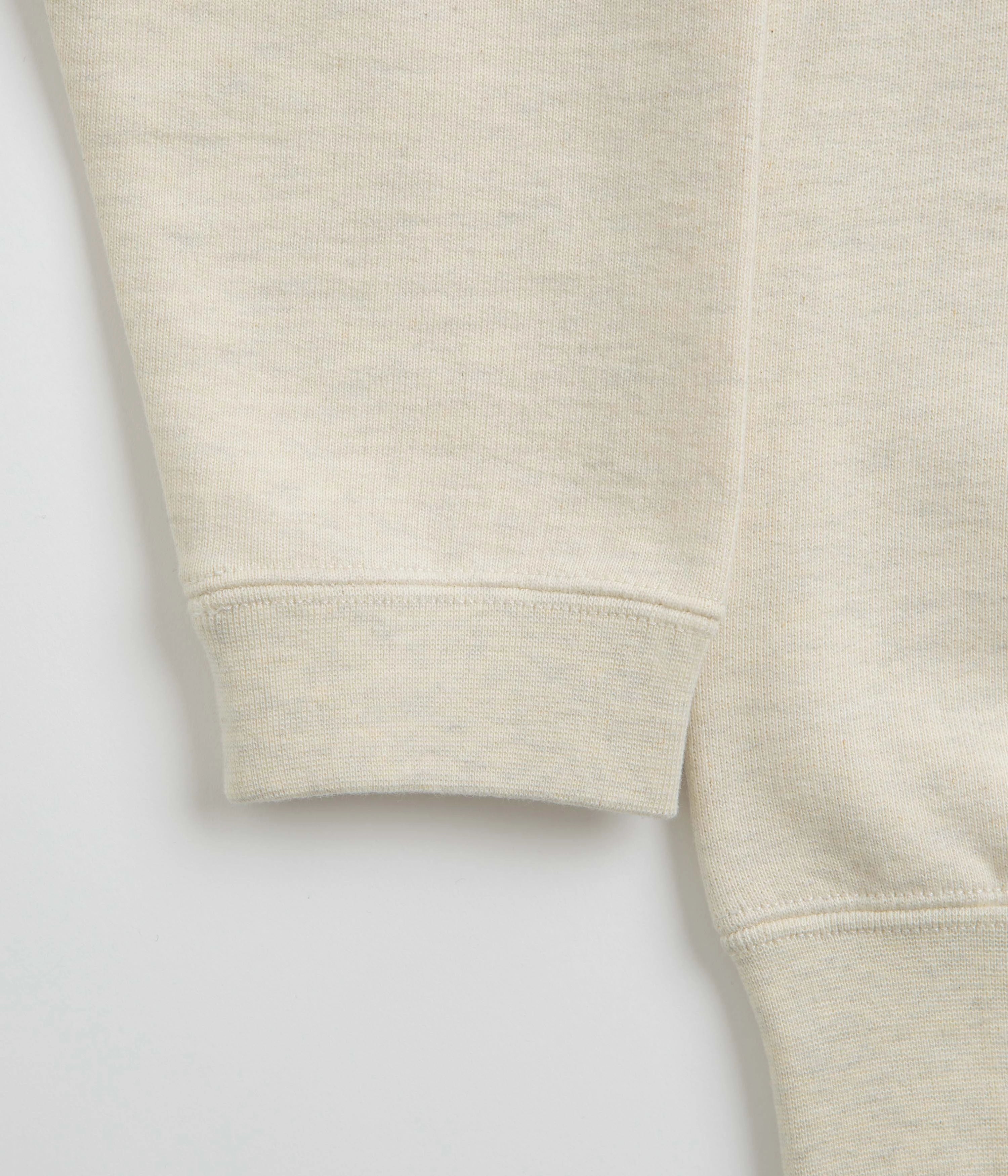 Snow Peak Recycled Cotton Crewneck Sweatshirt - Oatmeal ethnic print Mesh Lining