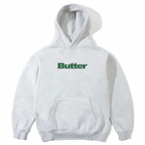 Reinforced Edges basketball uniform Butter Goods - Outline Logo Hoodie Ash