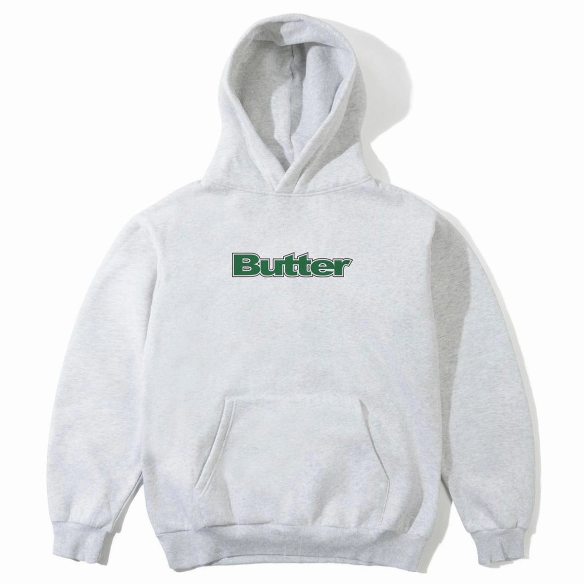 Vintage Look Butter Goods - Outline Logo Hoodie Ash