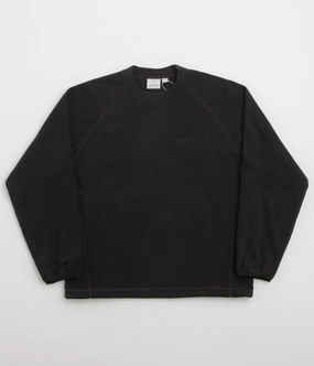 Gramicci Thermal Fleece Crewneck Sweatshirt - Black Gift worthy Street Casual