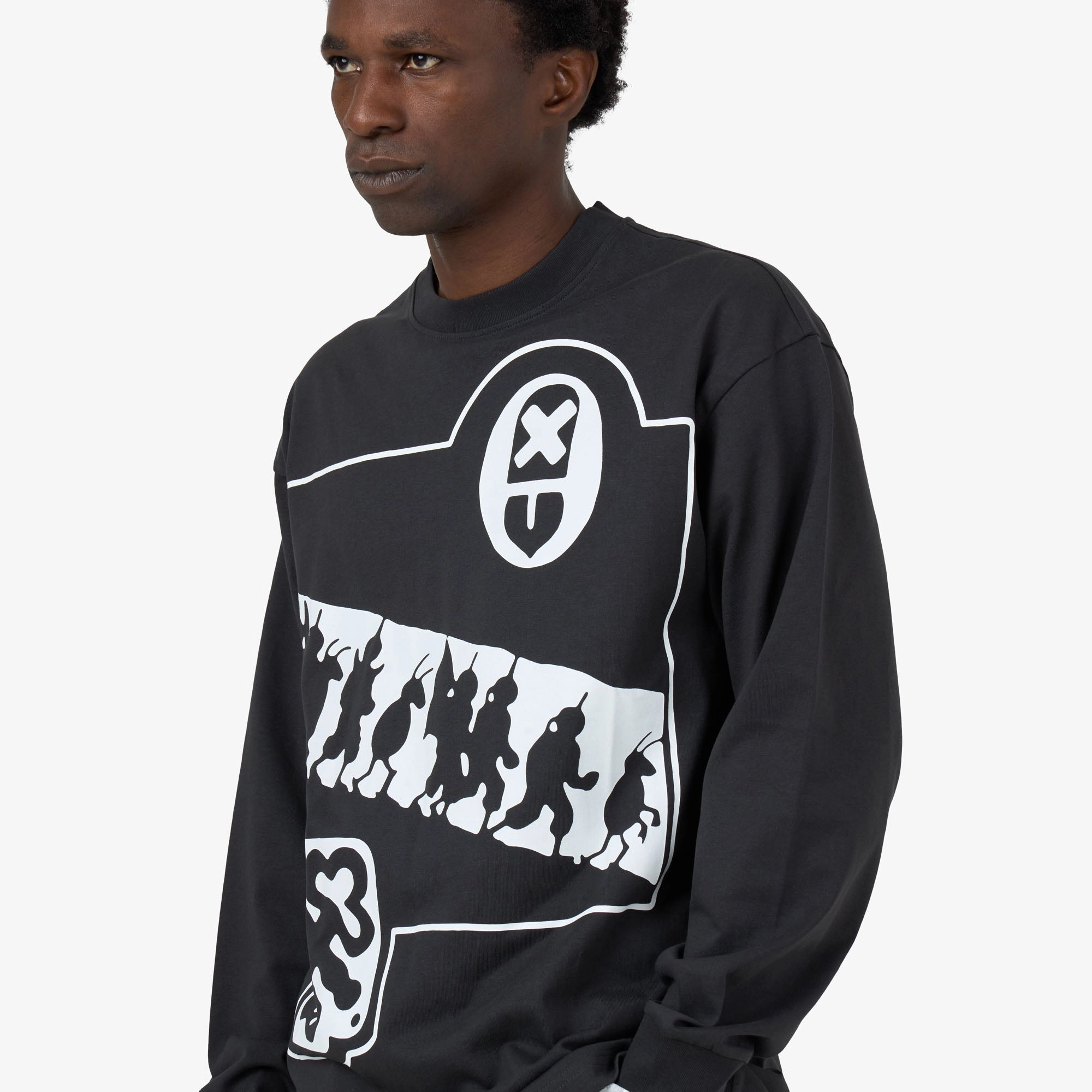 bohemian flair Non Static Finish The Trilogy Tapes Pathetic Legion Longsleeve / Black