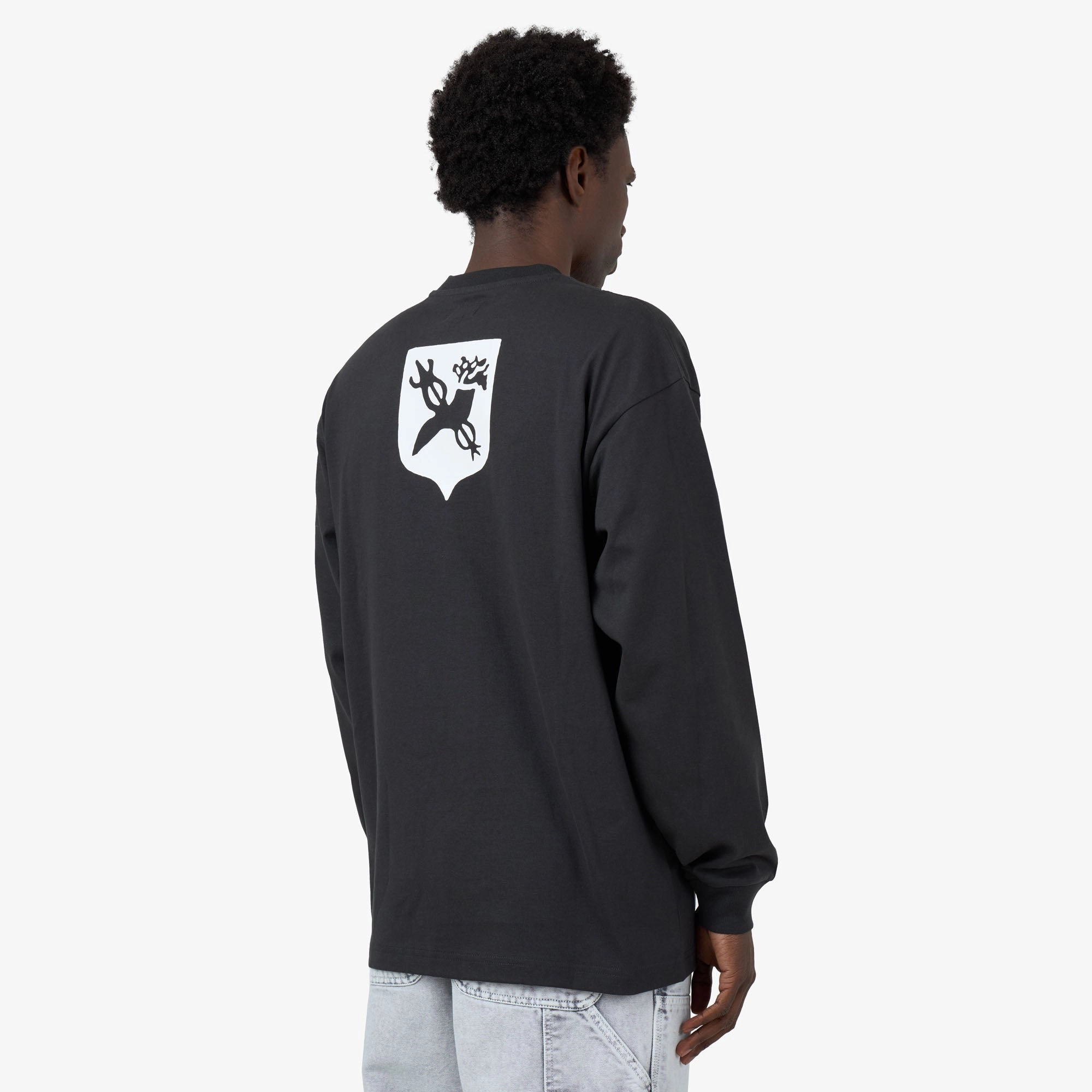 The Trilogy Tapes Pathetic Legion Longsleeve / Black Workwear Option Subtle patterns