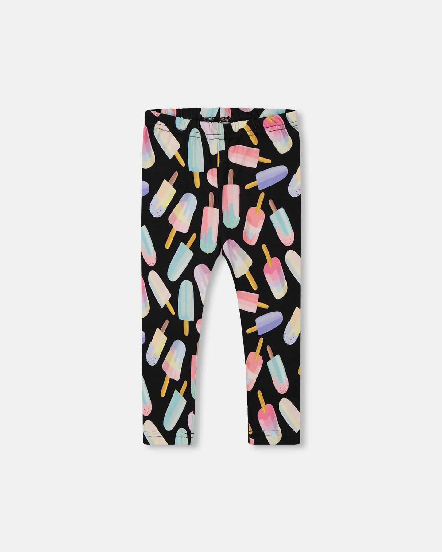 Thermal Lining Printed Capri Leggings Ice Lollipops
