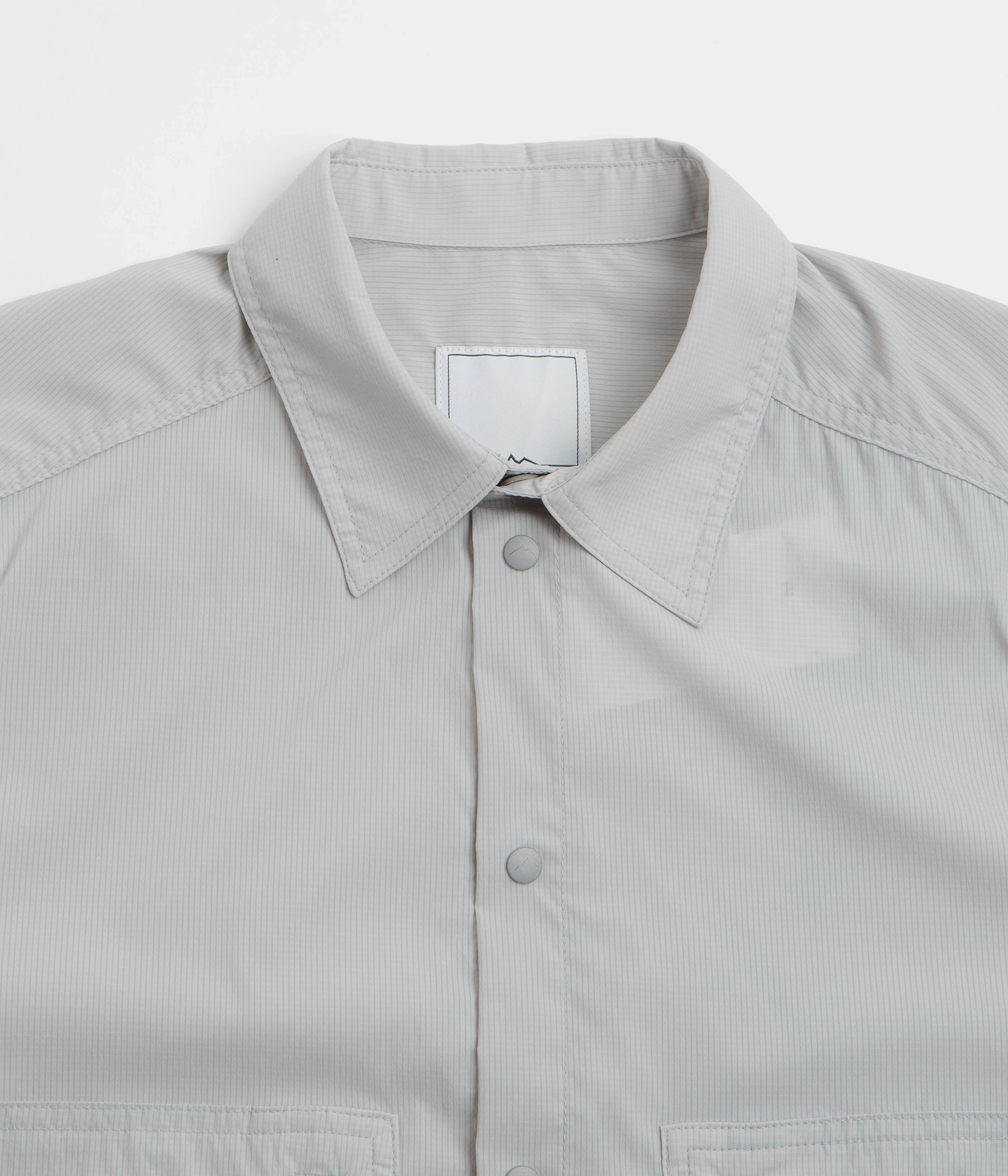 Everyday Layer High-End Finish Cayl Stretch Nylon Hiker Shirt - Light Grey