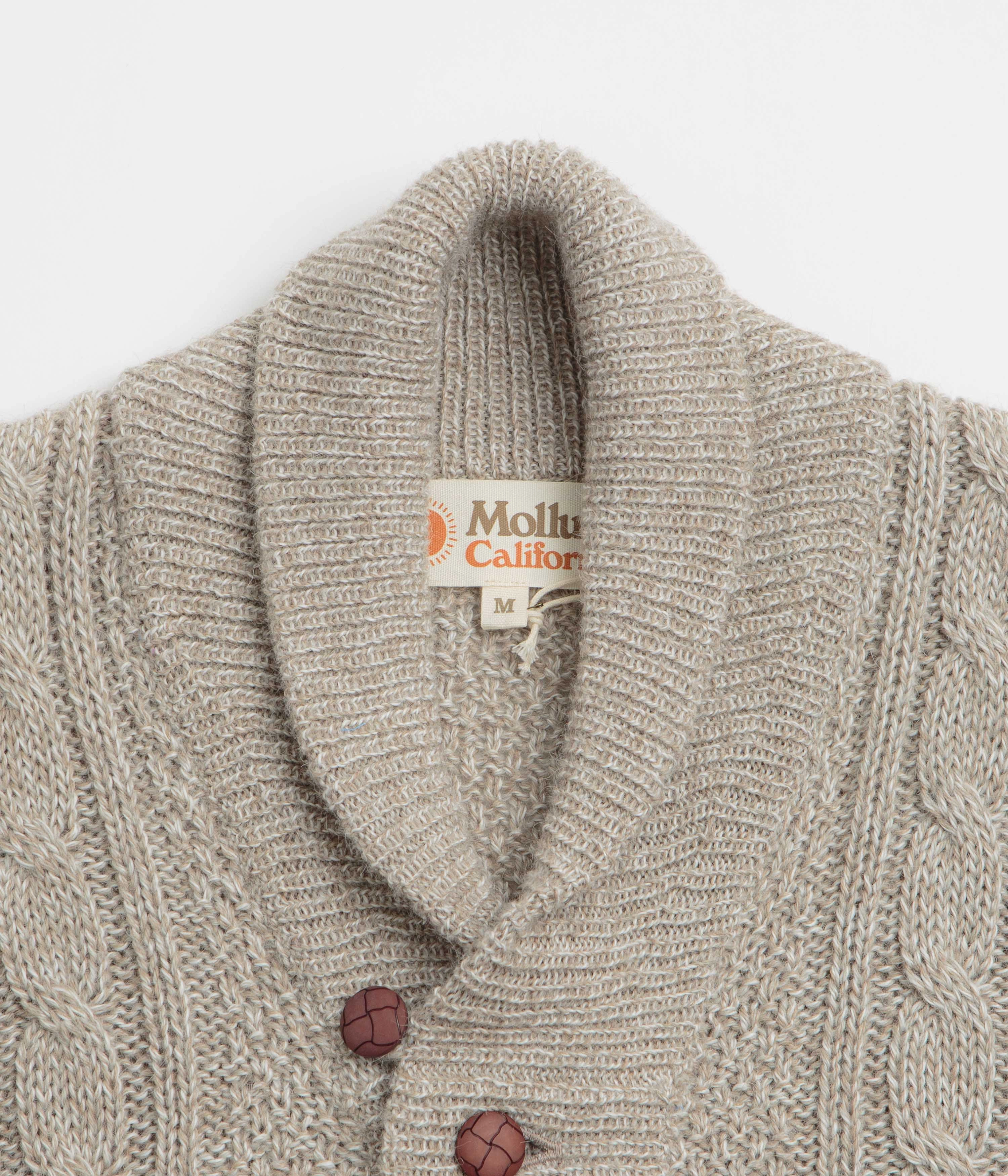 Essential Fit Warm Clothing Mollusk Jeffrey Sweatshirt - Natural