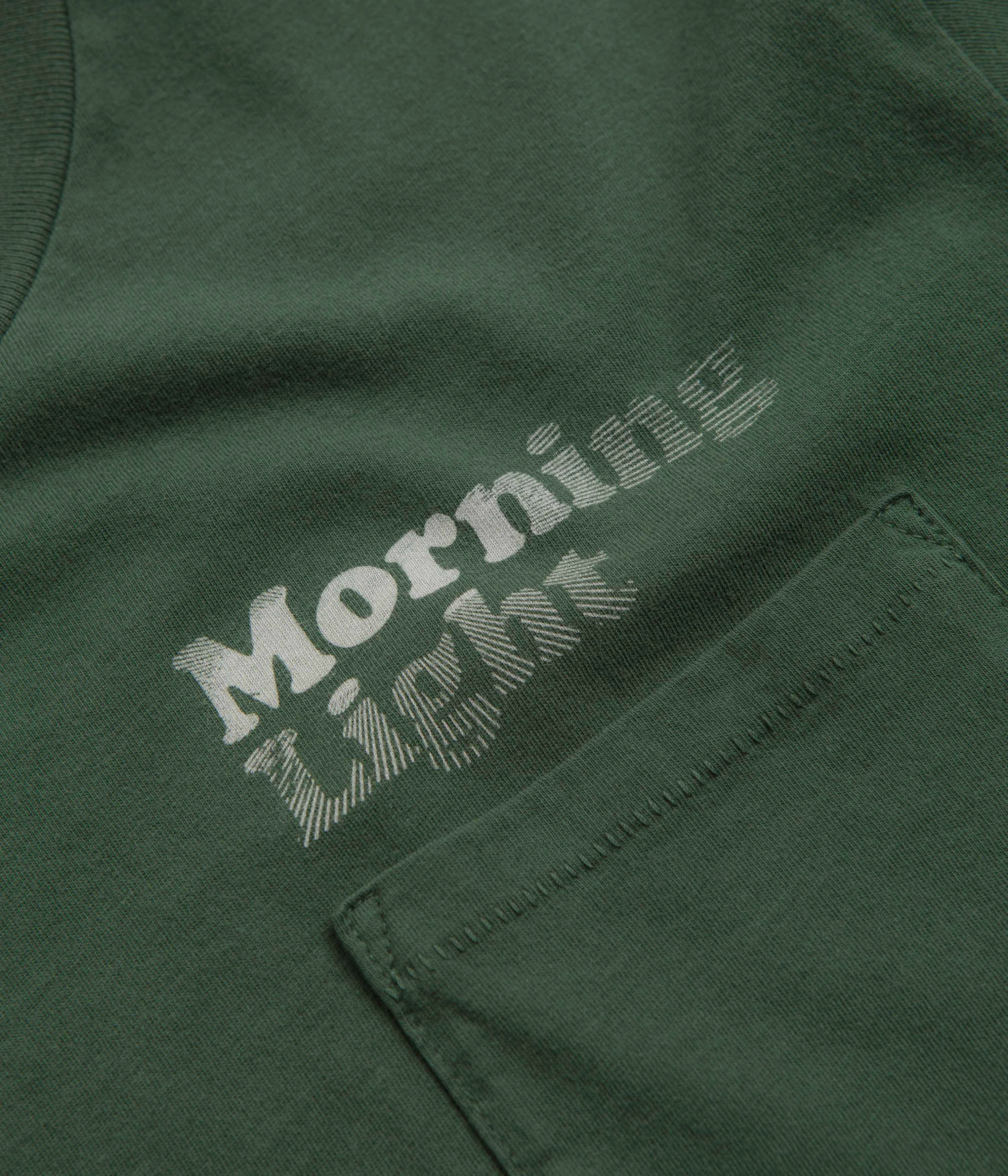 Mollusk Morning Light T-Shirt - Rover Green tie waist Checkered