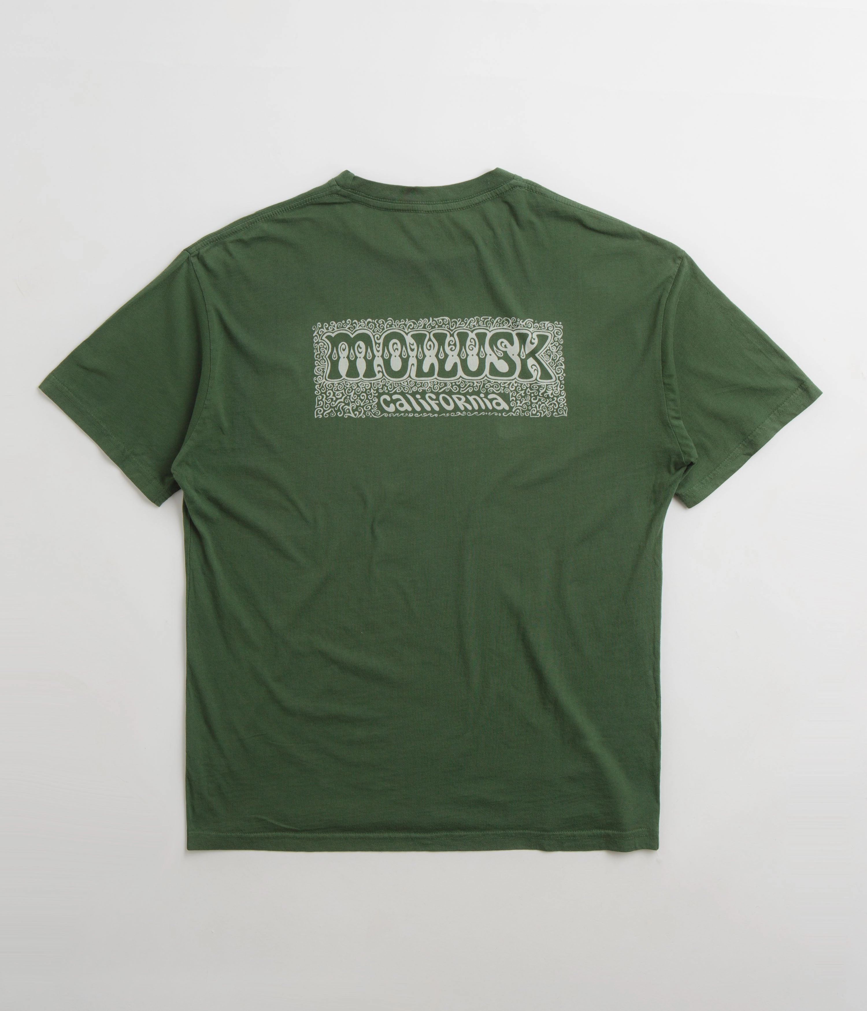 solo travel Mollusk Poppies T-Shirt - Schoolhouse Green