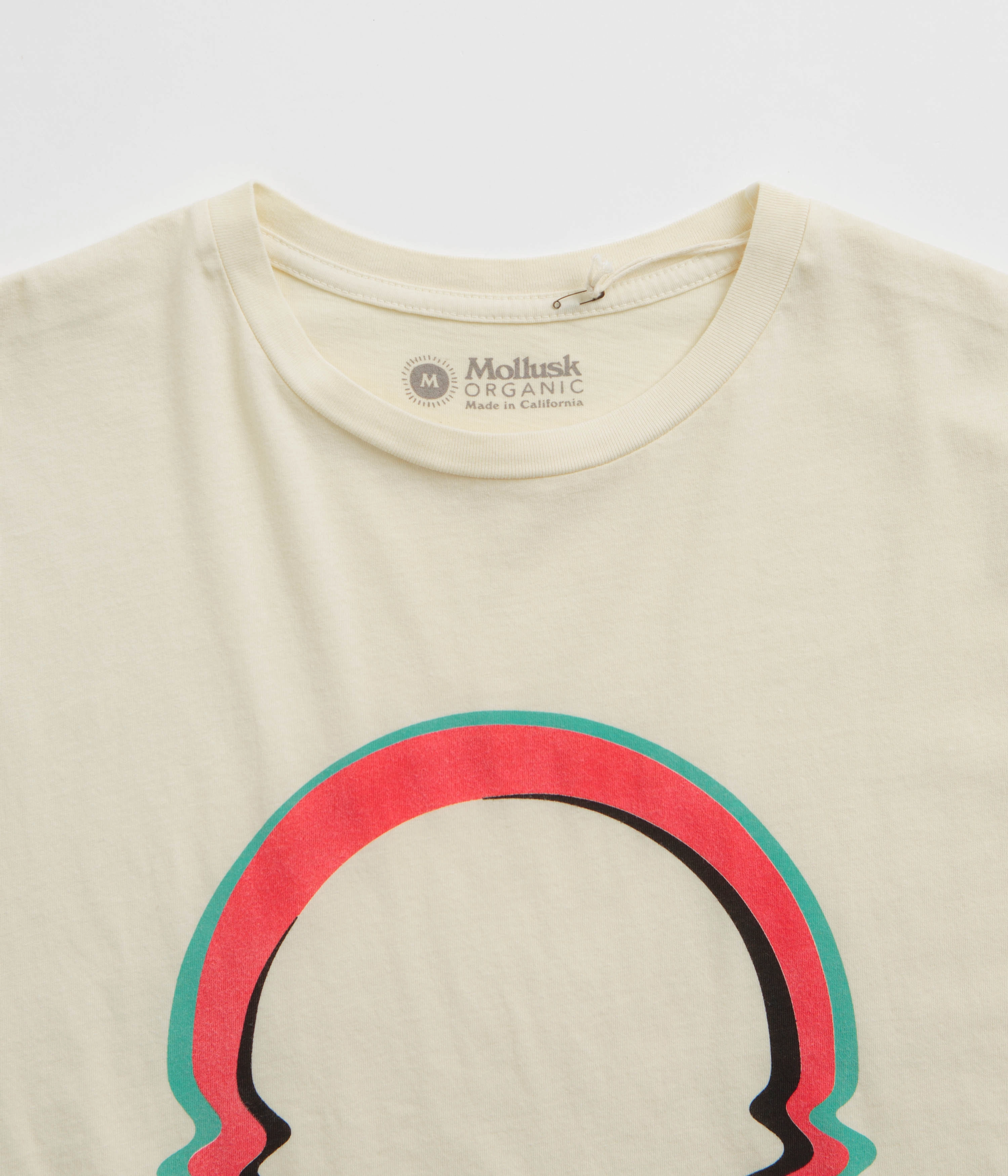 Mollusk Ripple T-Shirt - Super Natural Brushed Cotton Blend
