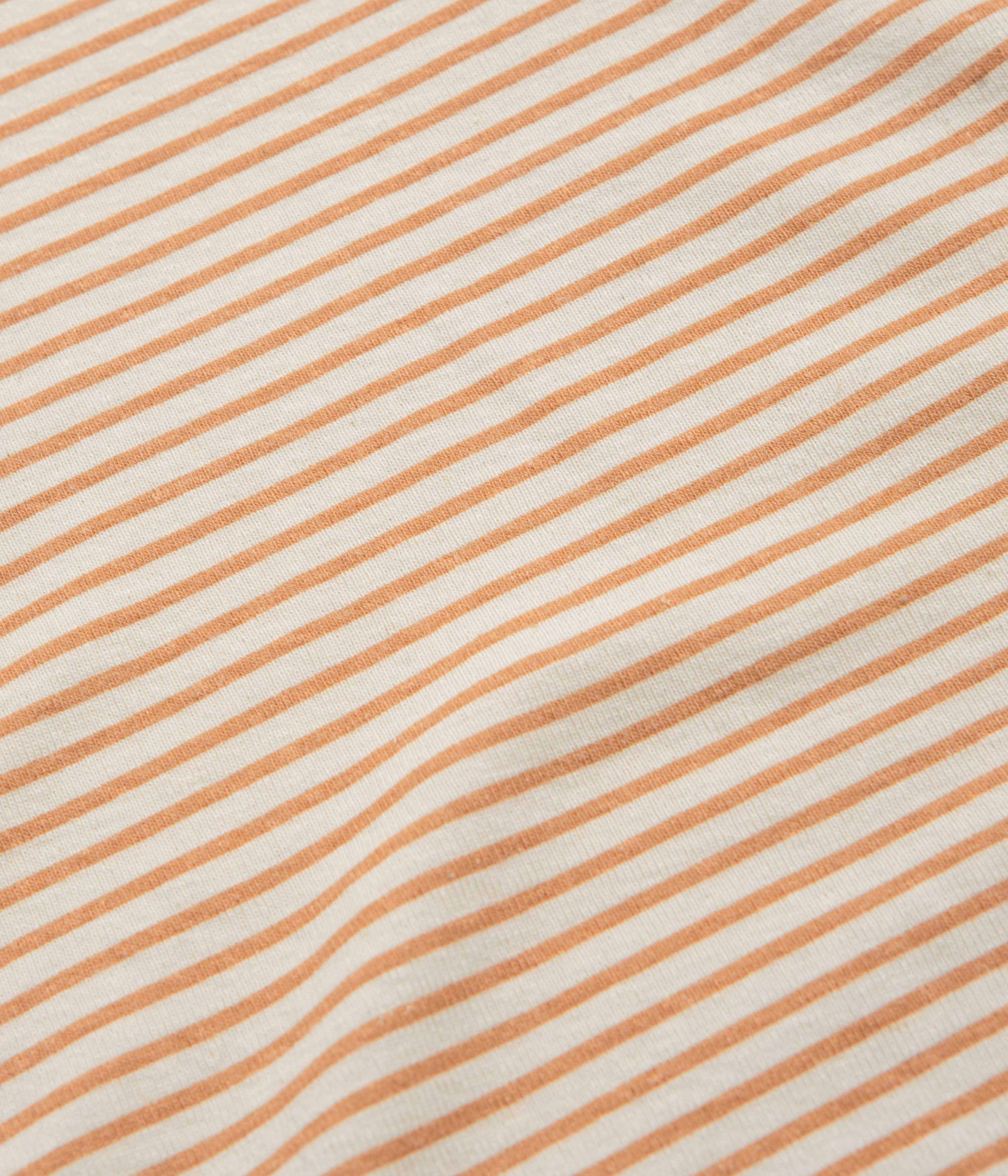 Prom look Pin Mollusk Womens Scoop Ribsy T-Shirt - Orange Stripe