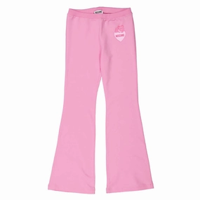 Durable Fit Casual Vibe Moschino Girls Teddy Bear-Motif Cotton Blend Track Pants