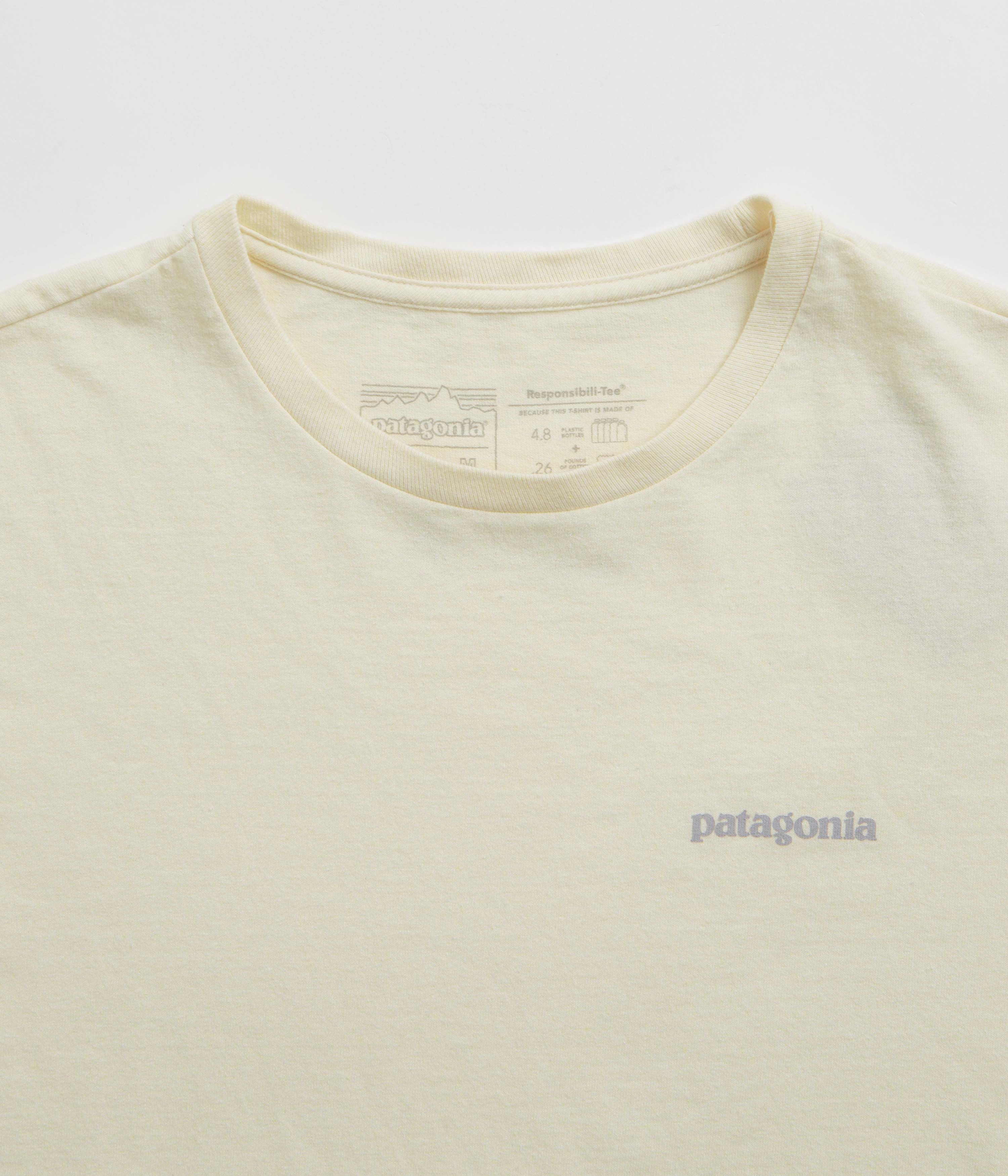 Patagonia Fitz Roy Icon Responsibili-Tee T-Shirt - Birch White table tennis