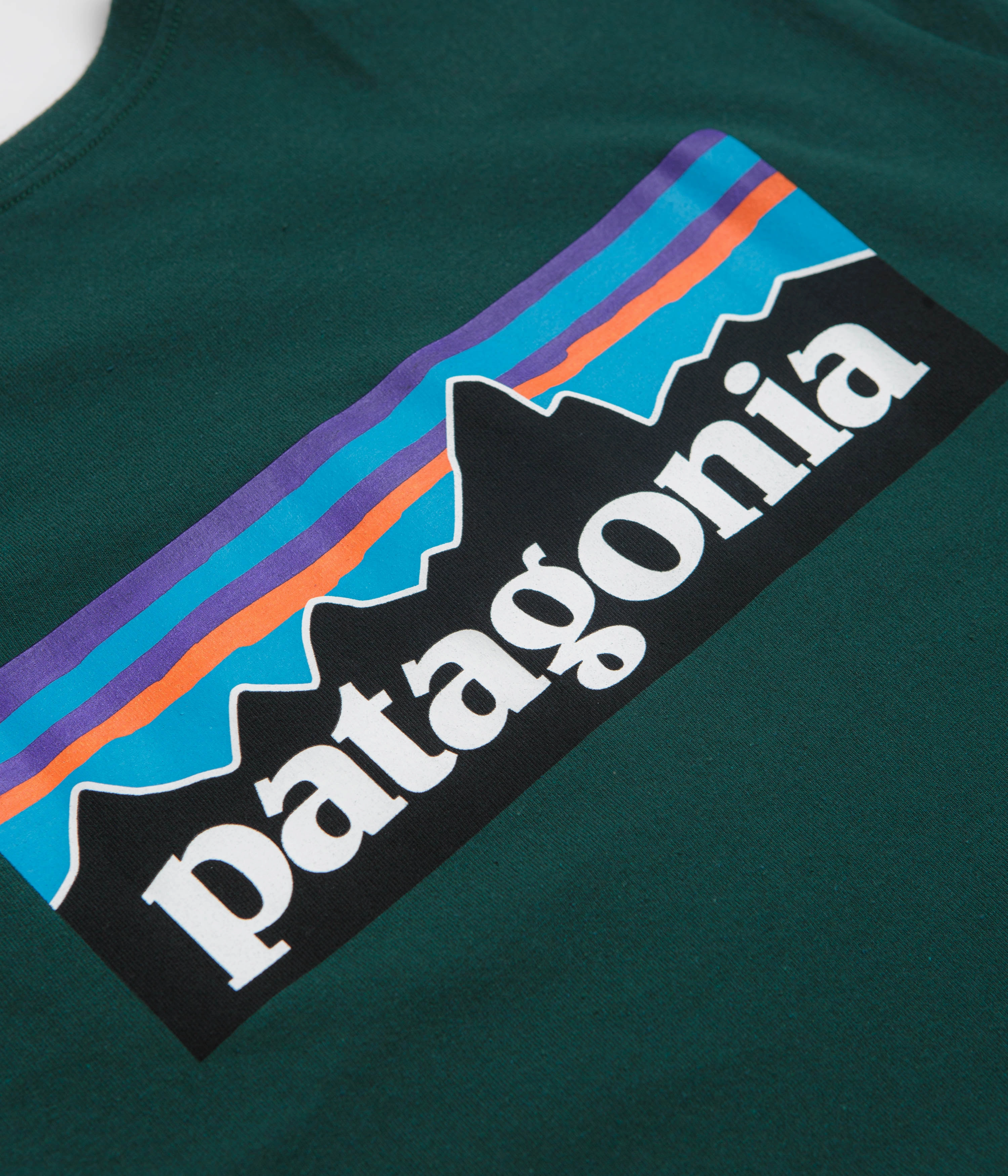 Patagonia P-6 Logo Responsibili-Tee T-Shirt - Cascade Green bike venue insulated