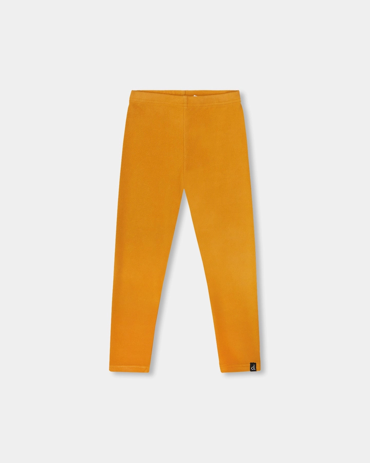 High-rise waist Super Soft Ribbed Leggings Golden Yellow