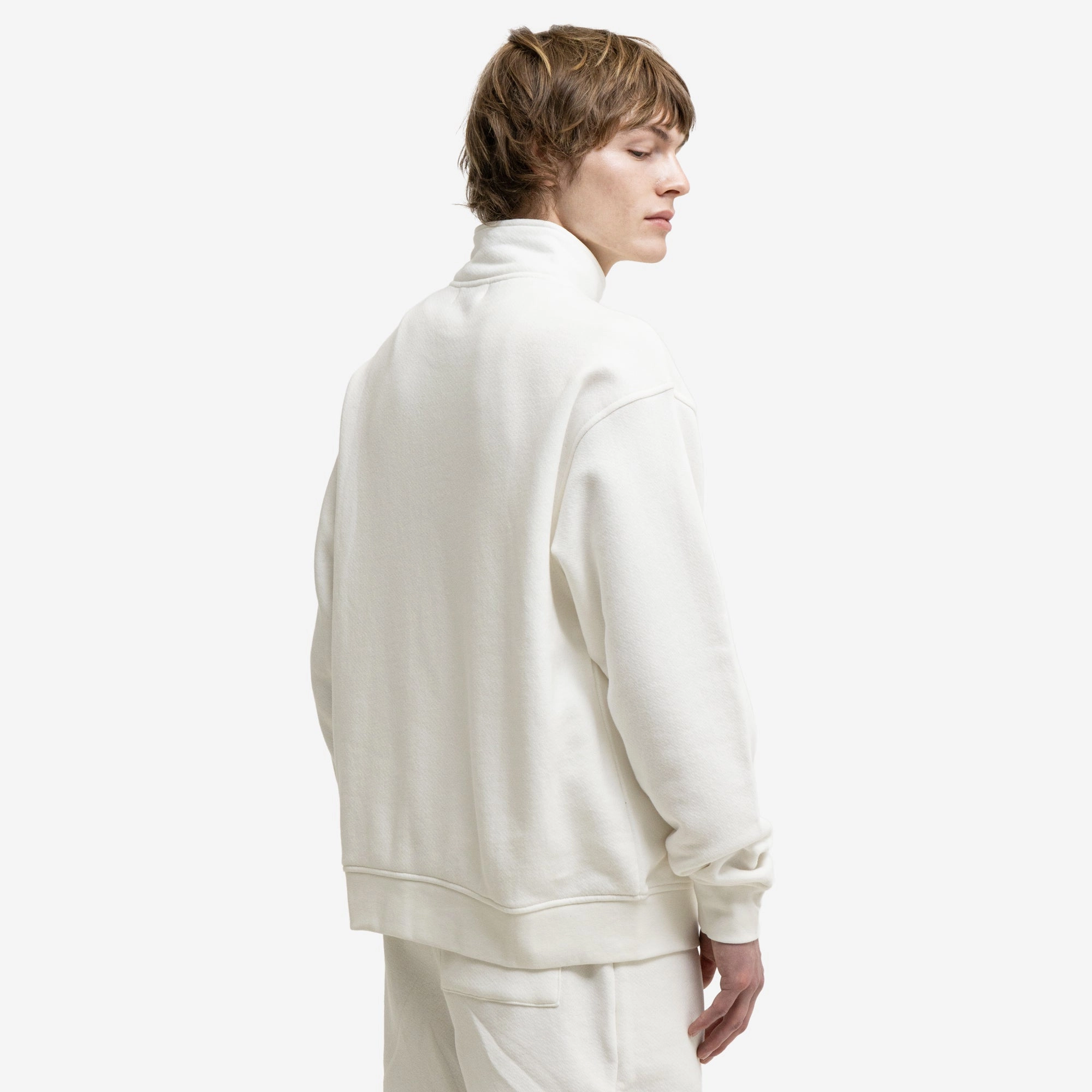 Museum Of Peace & Quiet Quarter Zip Up White Designer