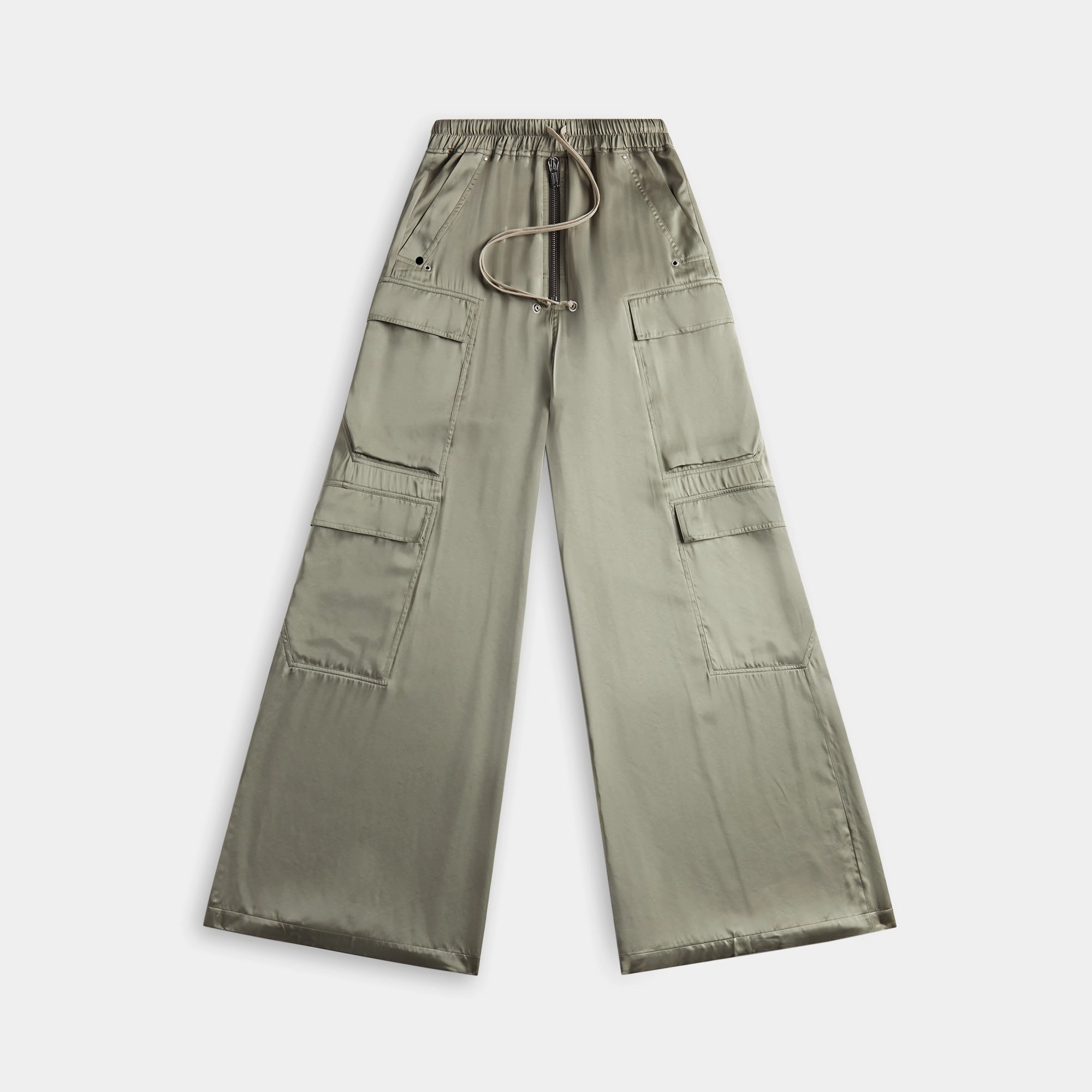 Fit Freedom Core Essential Rick Owens Cargobelas Charmeuse Cargo Pant - Celadon