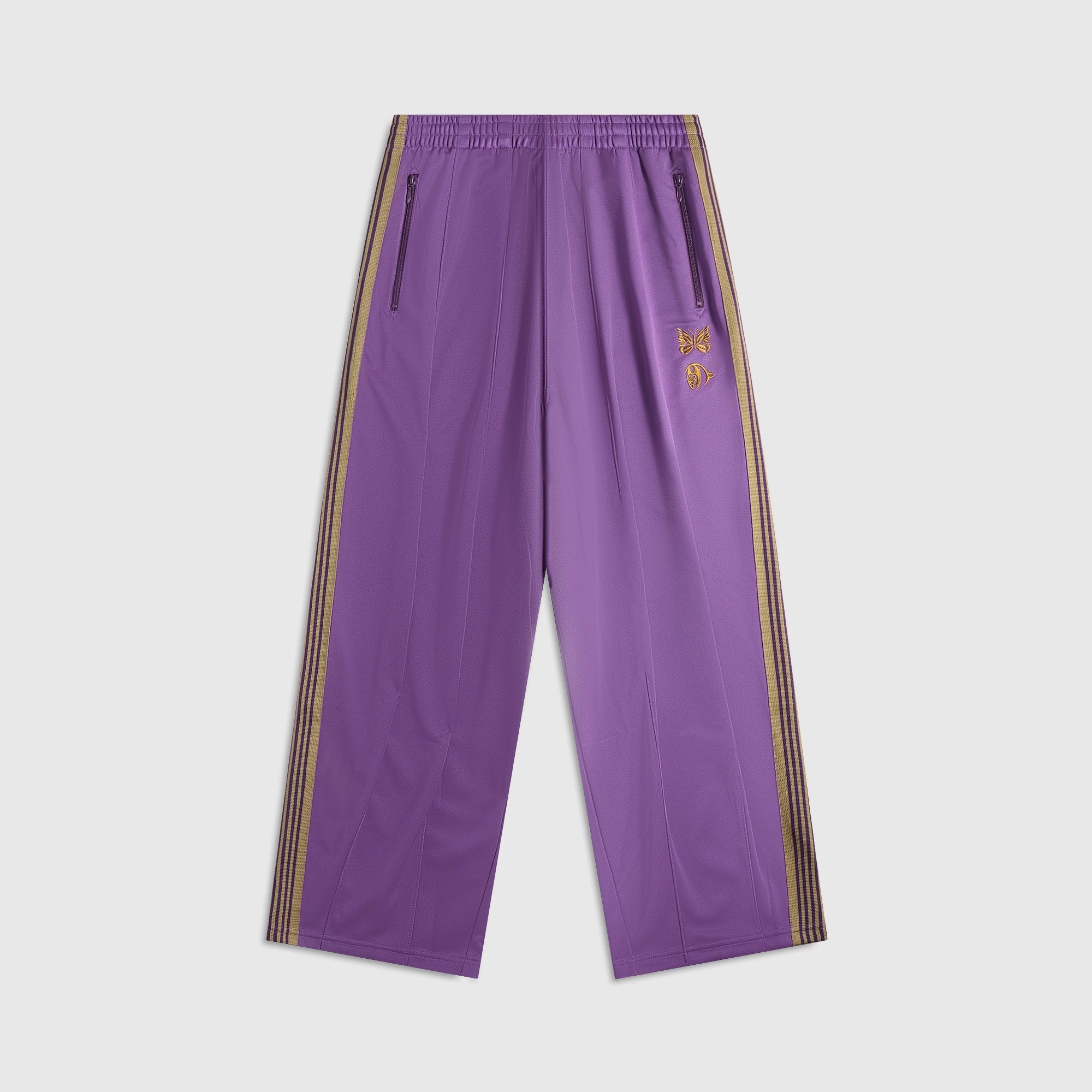 Light Fabric Needles x Kae Tanaka Poly Smooth H.D. Track Pant - Purple