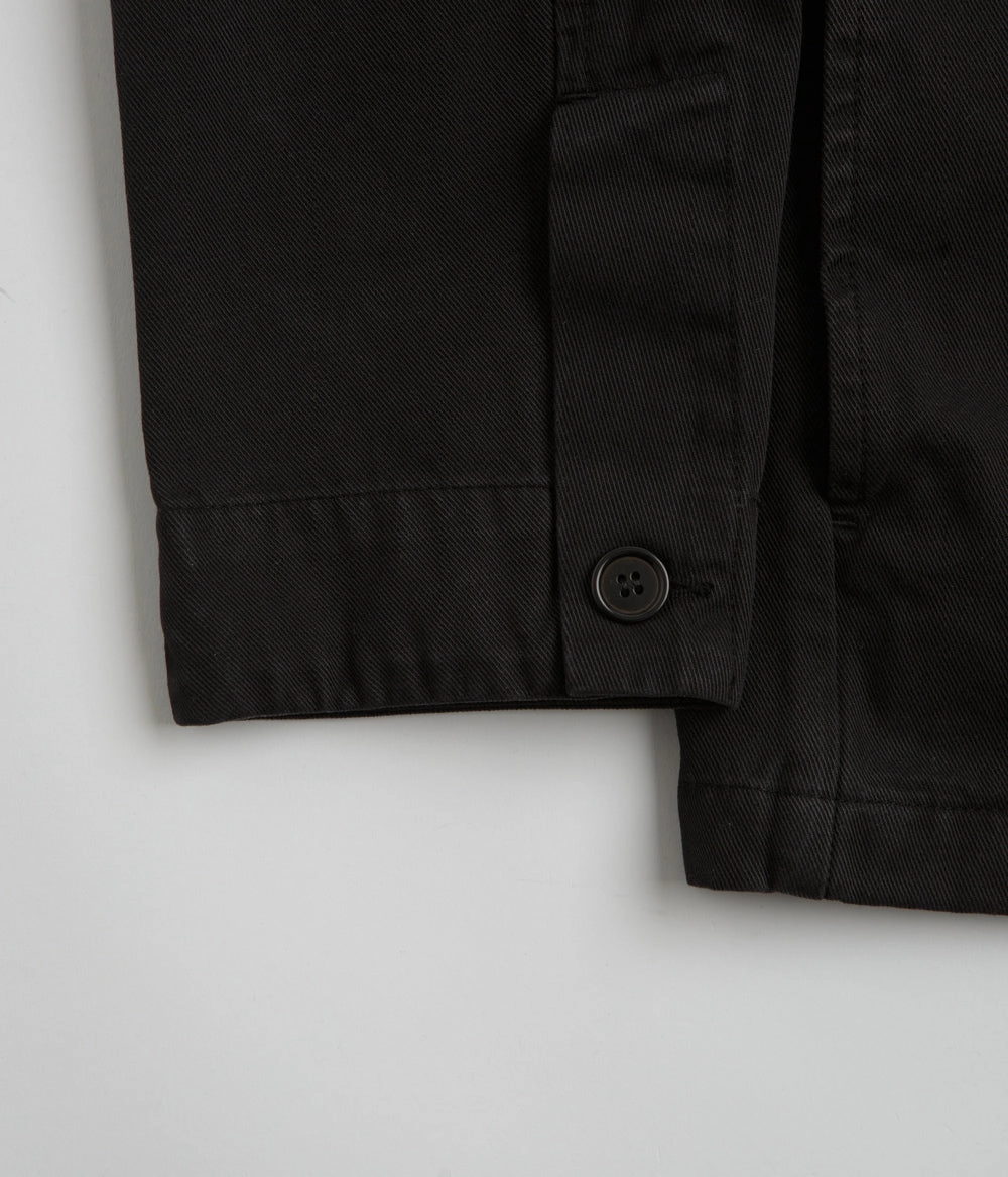 Norse Projects Standard Twill Overshirt - Black sunset