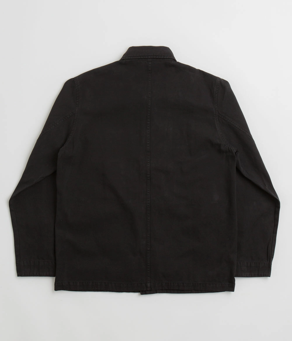 Norse Projects Standard Twill Overshirt - Black Permit