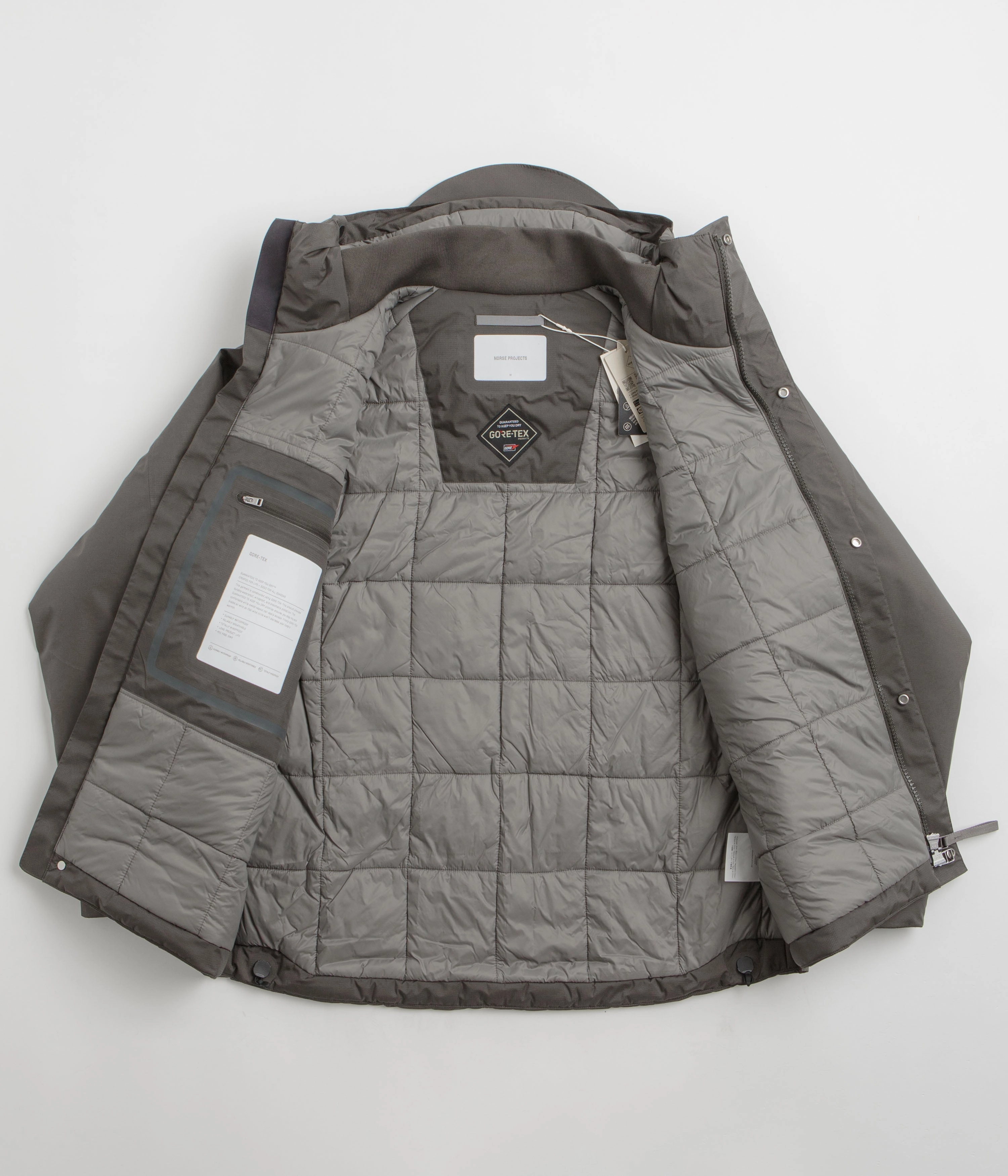 Involve Norse Projects Fyn Gore-Tex Insulated Jacket - Olive Night