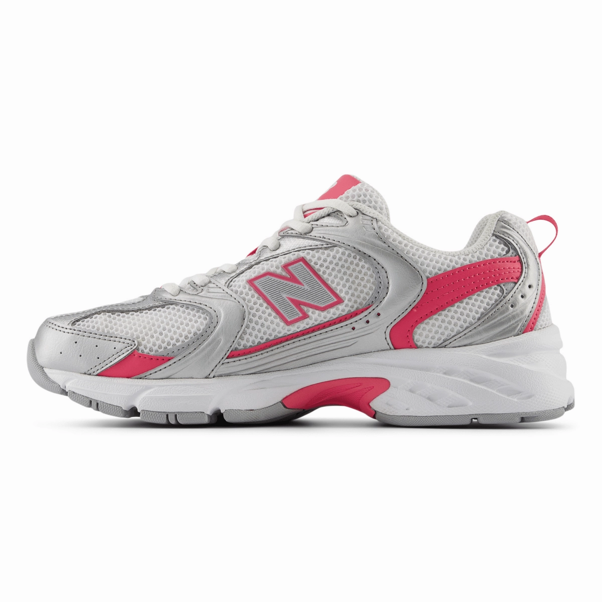 New Balance Men's U530RSB Silver Metallic/Dragon Berry/White Shock Design