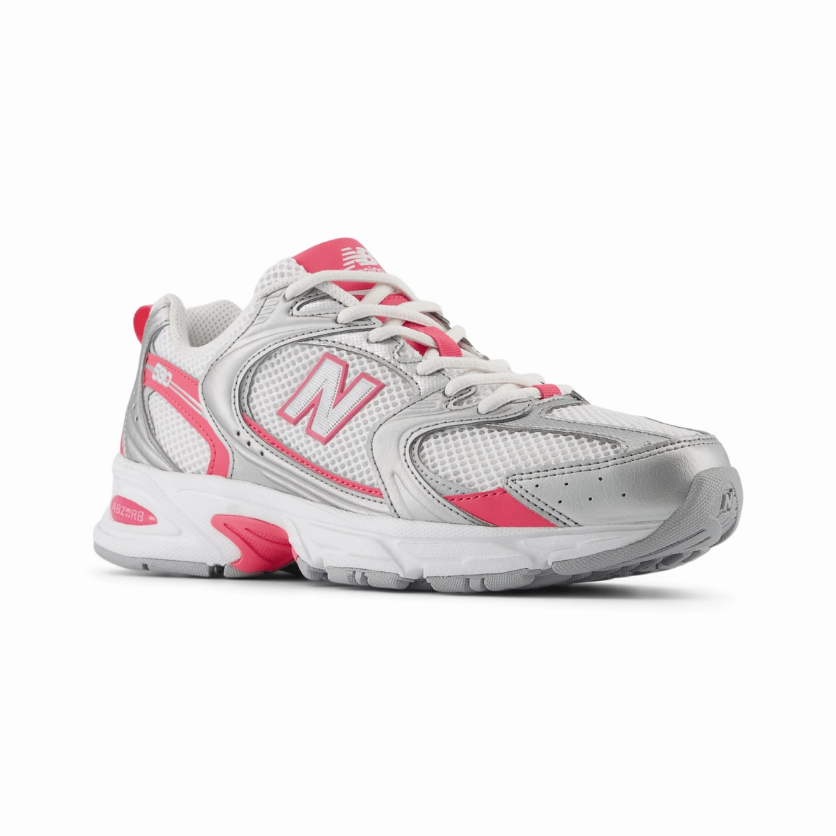 Wear Flex New Balance Men's U530RSB Silver Metallic/Dragon Berry/White