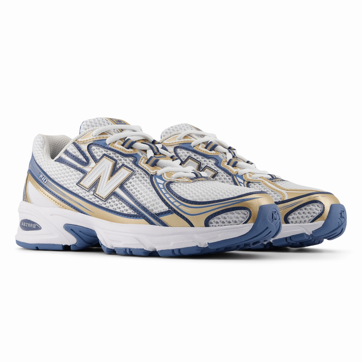 Comfortable Upper New Balance Men's U740HB2 Heron Blue/Gold/White