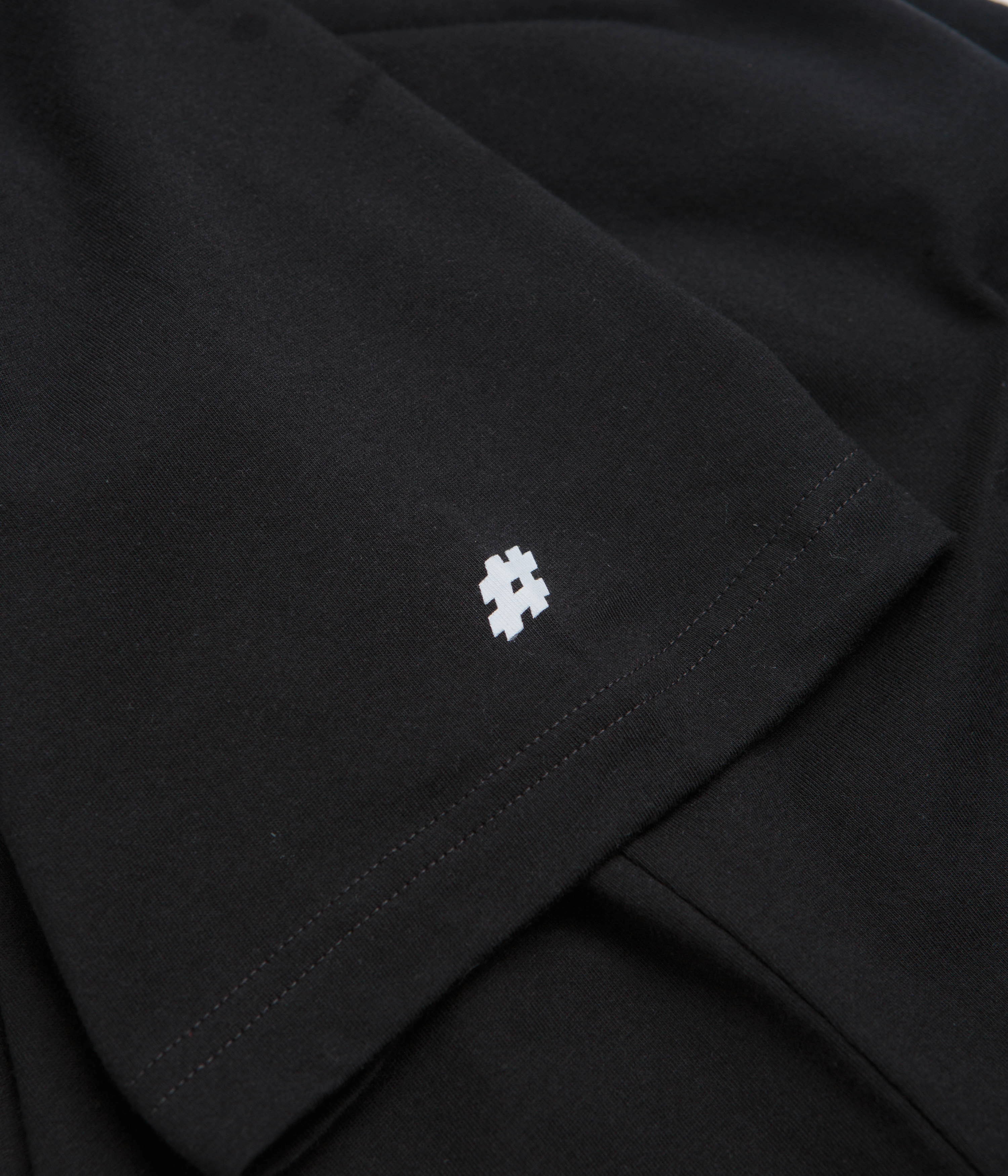 Bohemian Animal Print New Balance Numeric Linear Logo T-Shirt - Black