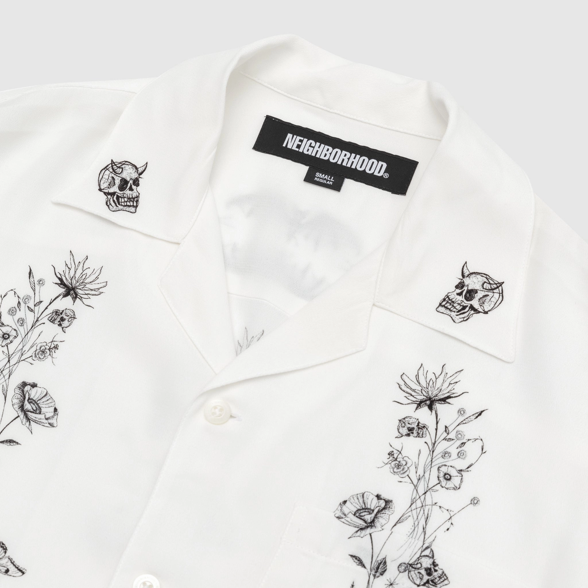 NH x DR WOO HAWAIIAN S/S SHIRT Multi Functional Pockets
