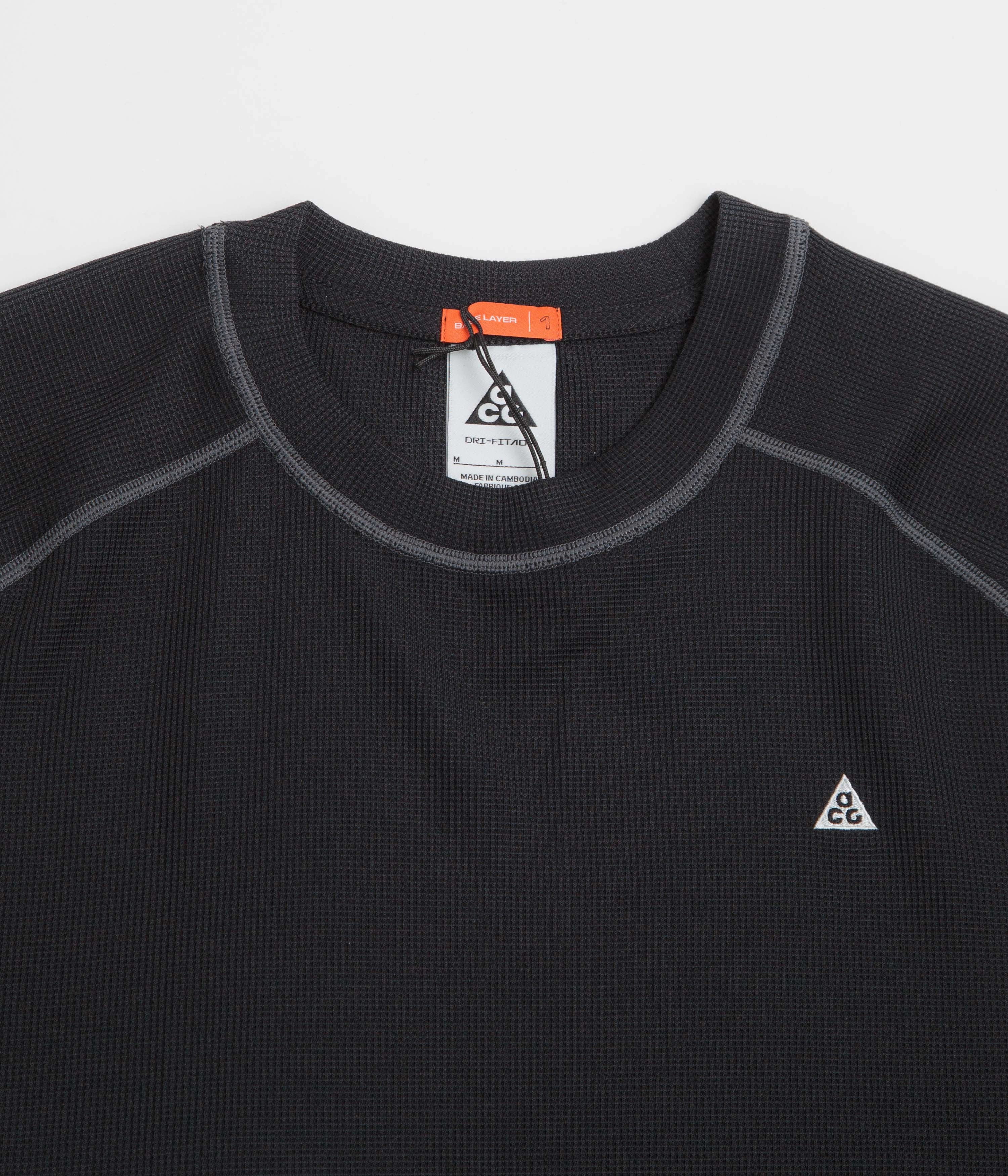 Nike ACG Chinati Long Sleeve T-Shirt - Black / Anthracite / Summit White Polka Dots