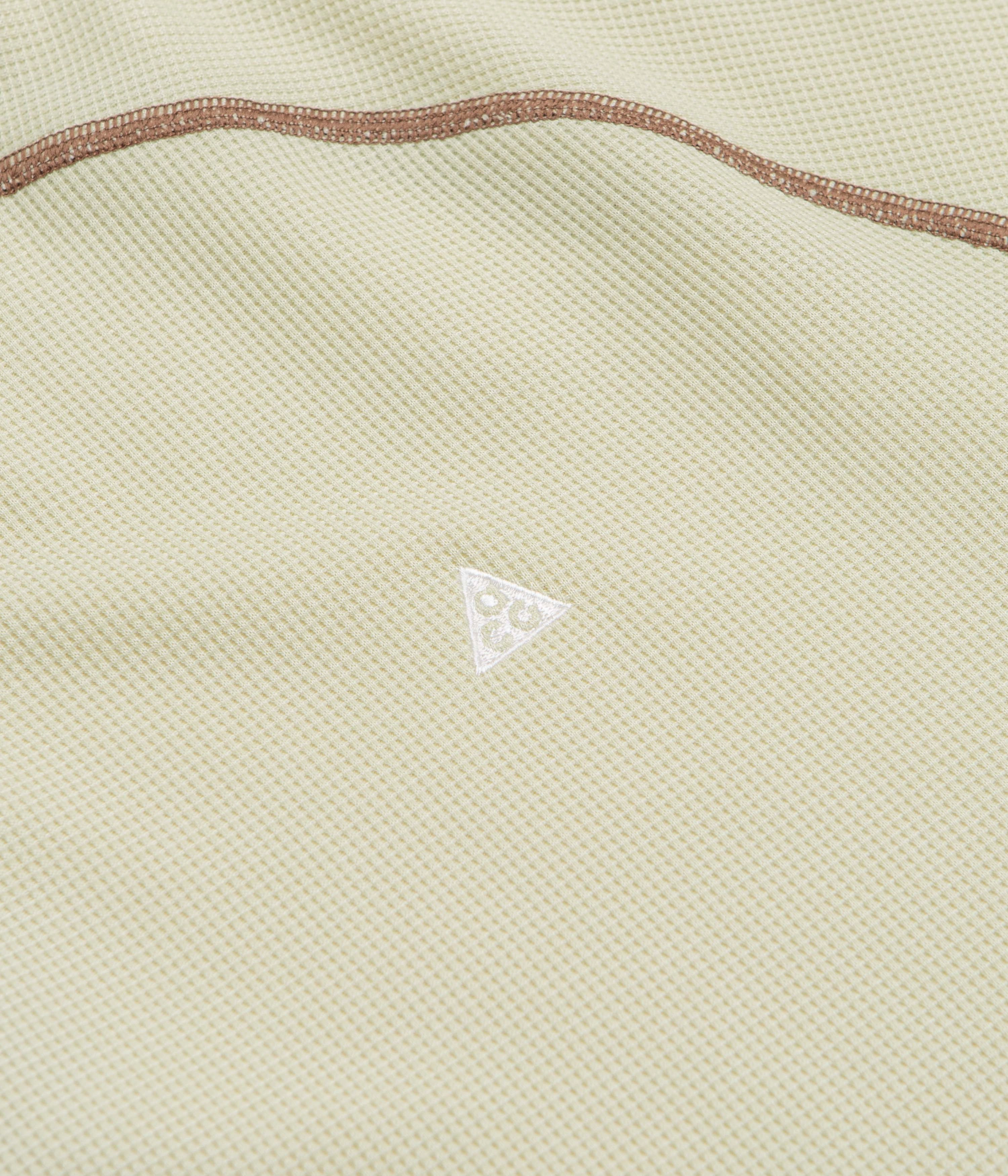 Nike ACG Chinati Long Sleeve T-Shirt - Light Khaki / Parachute Beige / Summit White hot air balloon venue pajama pants silhouette