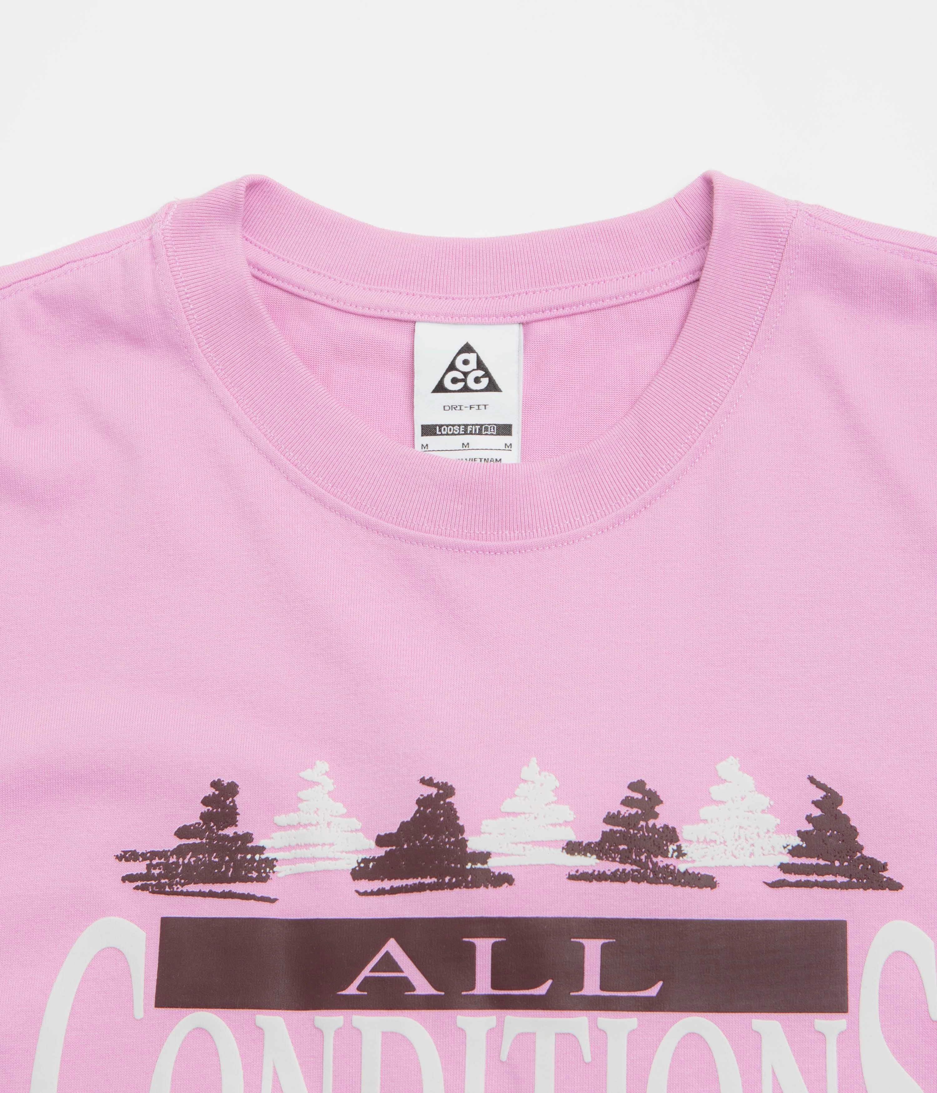 City Life Regular-fit Nike ACG Frontier T-Shirt - Beyond Pink