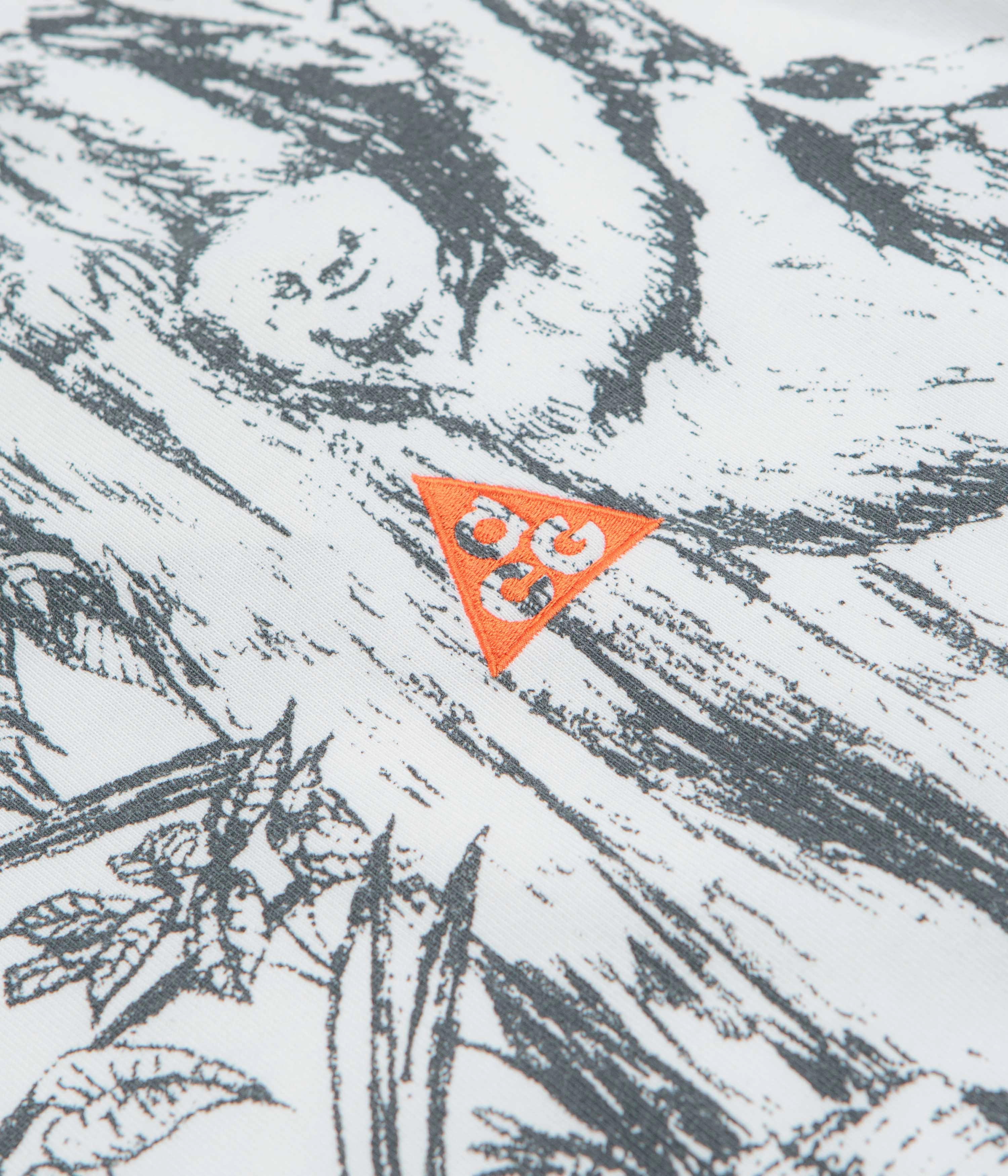 Seamless Side Panels Nike ACG Jungle T-Shirt - Summit White