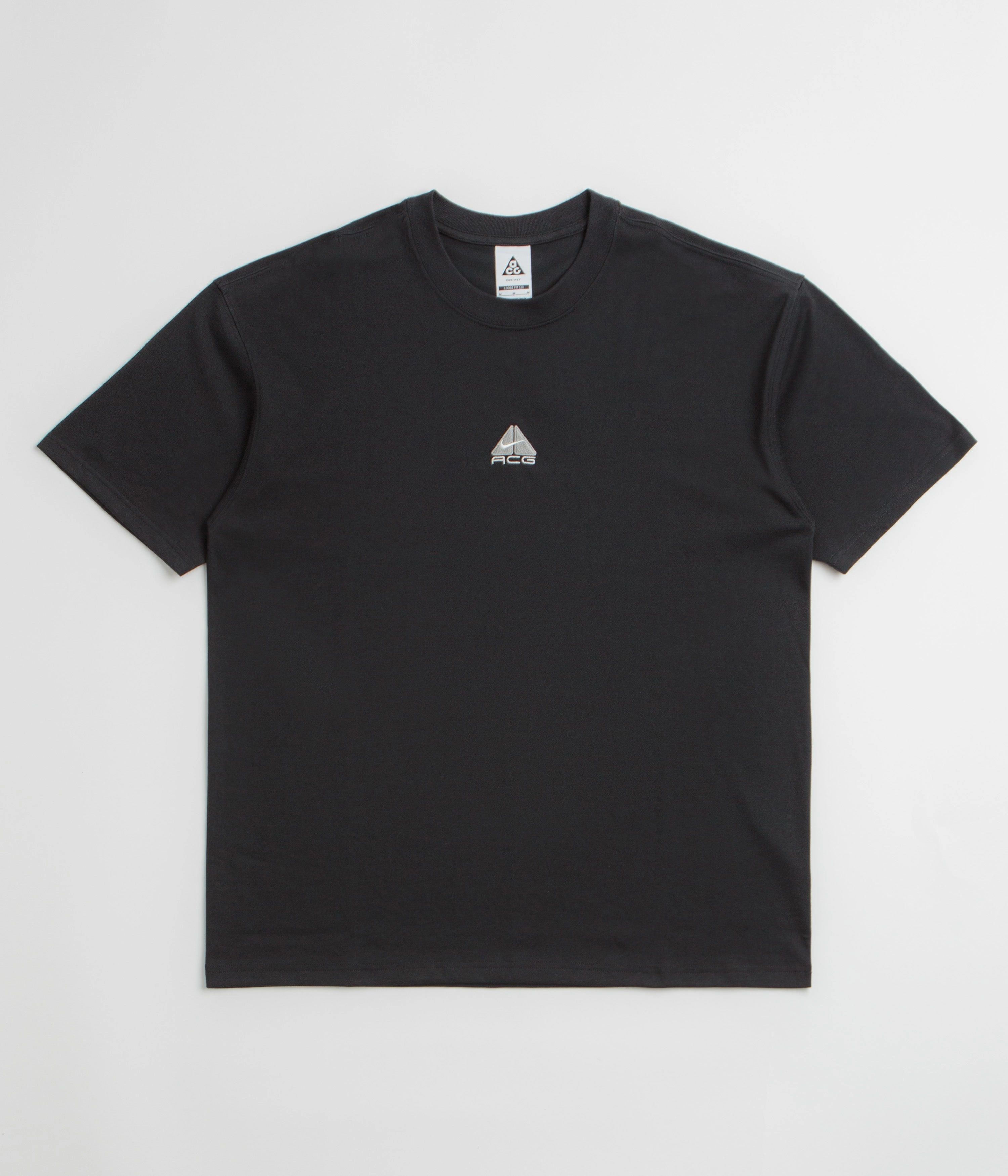 Lace Nike ACG Lungs T-Shirt - Black / Light Smoke Grey / Summit White