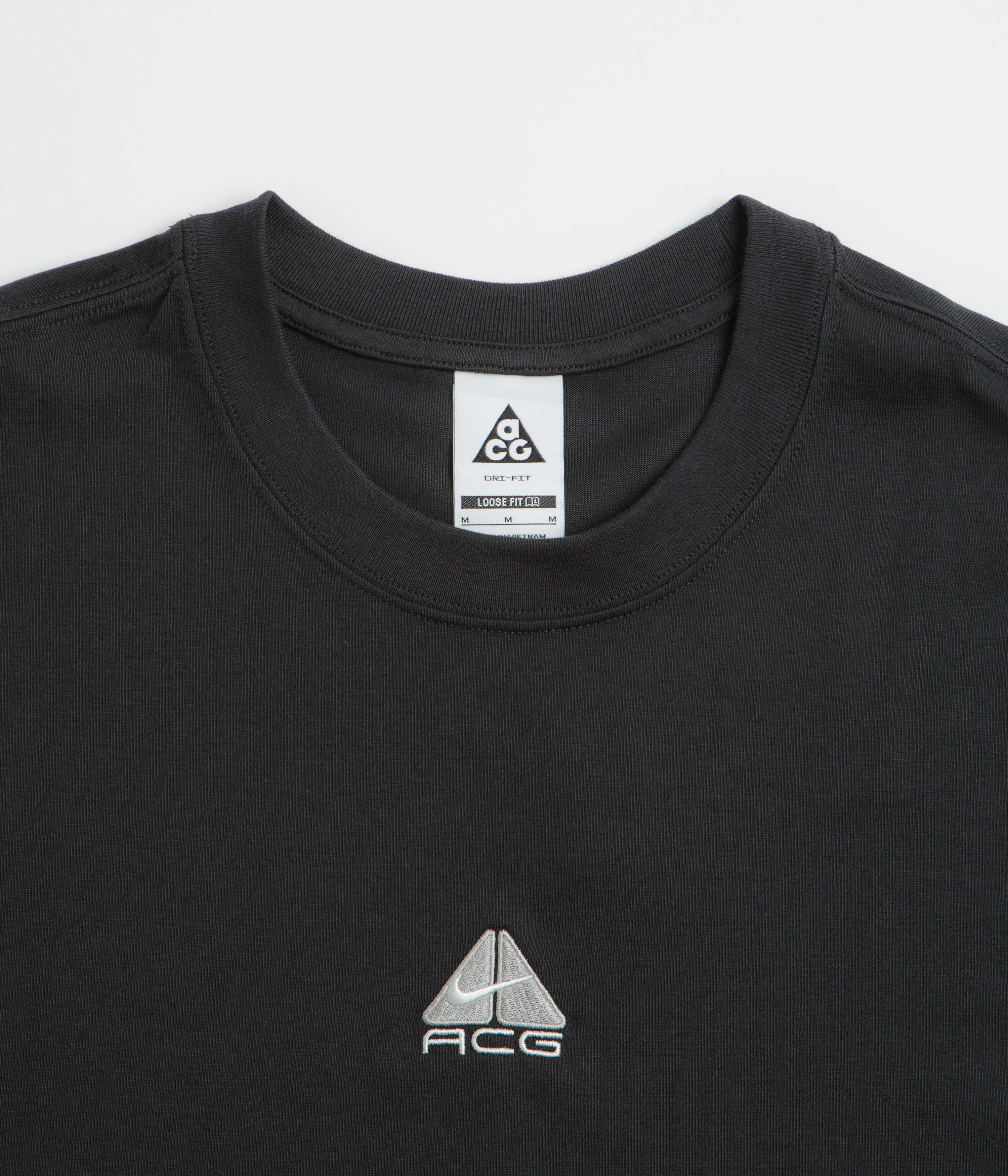 beach venue Nike ACG Lungs T-Shirt - Black / Light Smoke Grey / Summit White