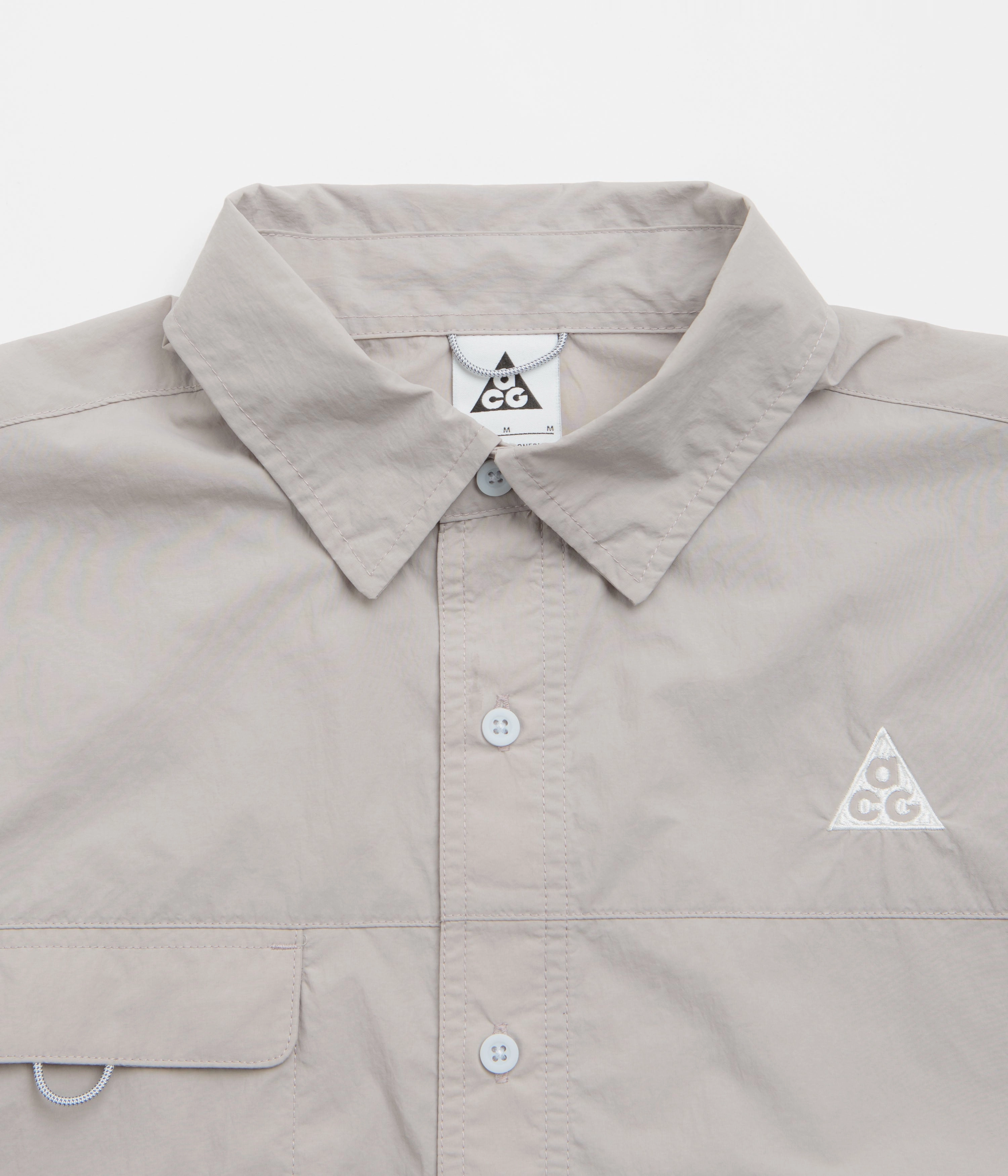 Easy Wear Structured Shoulder Support Nike ACG Orb Weaver Short Sleeve Shirt - College Grey / Football Grey / Summit White