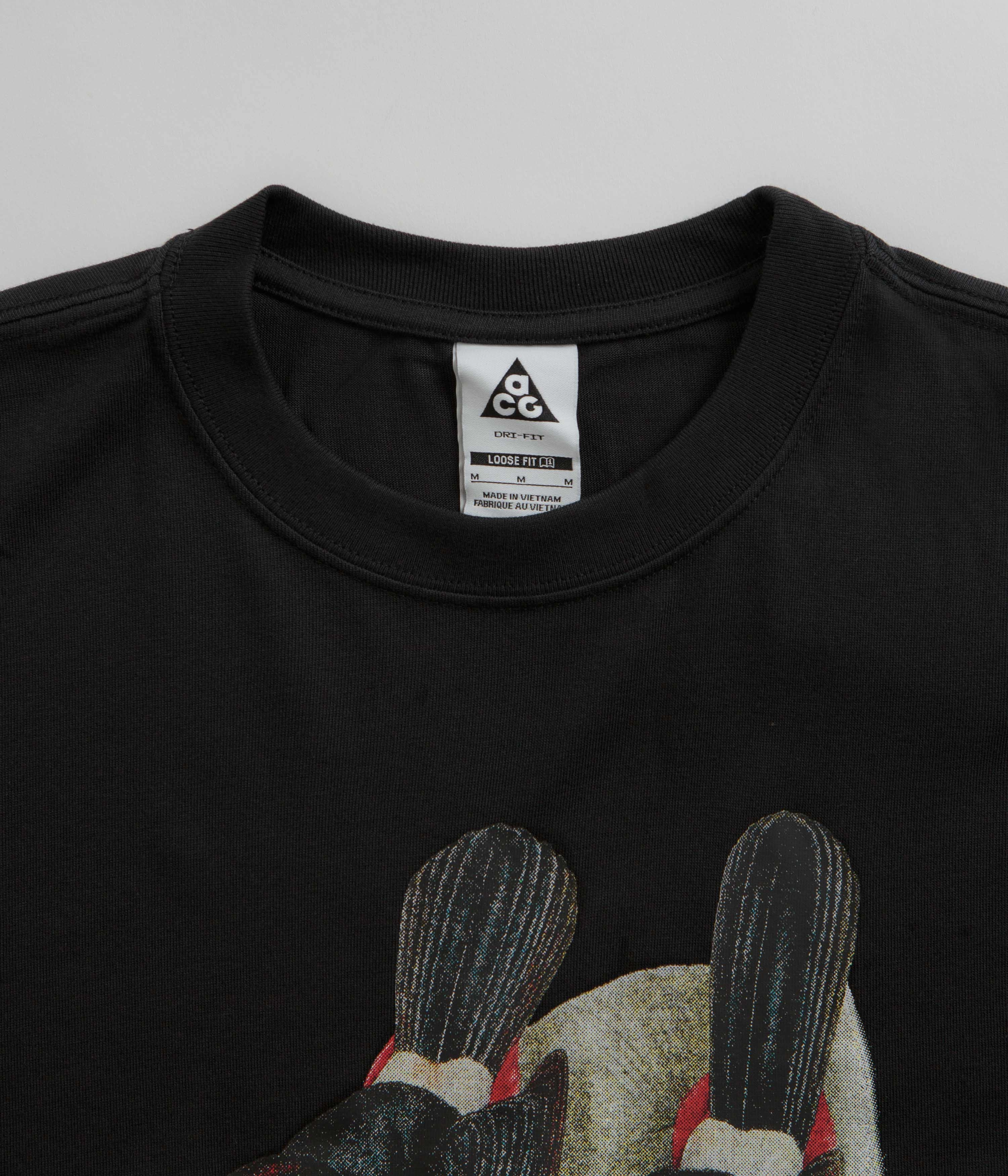bike venue simple details Nike ACG Toucan T-Shirt - Black