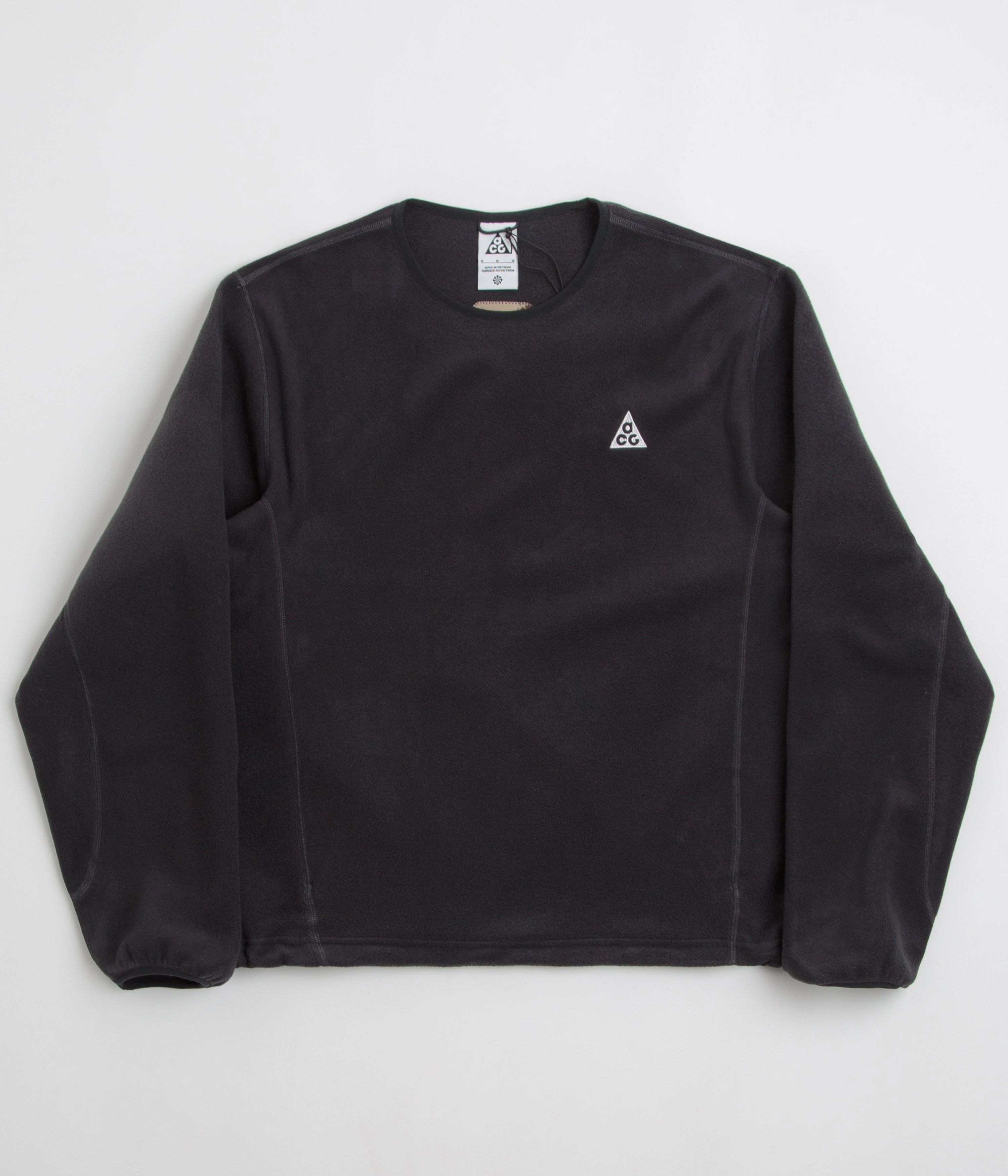 UV resistant Affordable Nike ACG Wolf Tree Crewneck Sweatshirt  - Black / Anthracite / Summit White