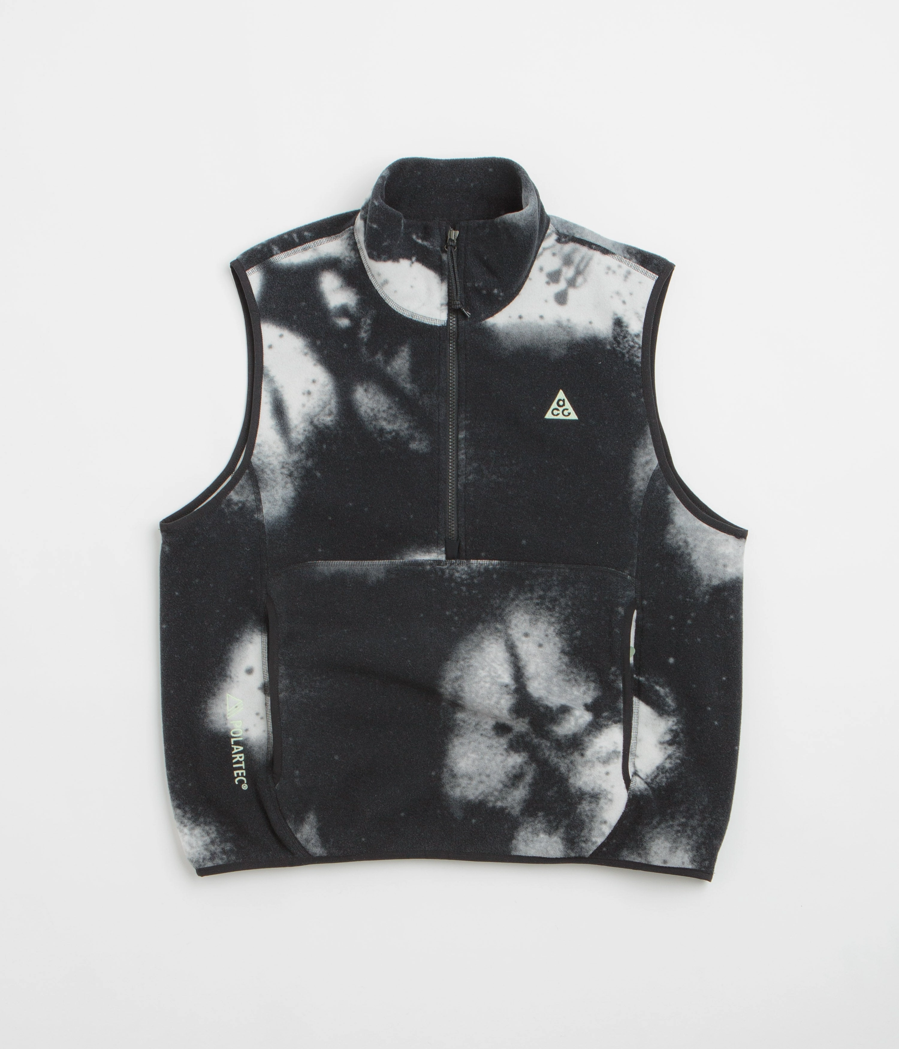 Nike ACG Wolf Tree Fleece Vest - Anthracite / Black / Summit White polka dotted Comfort Shield