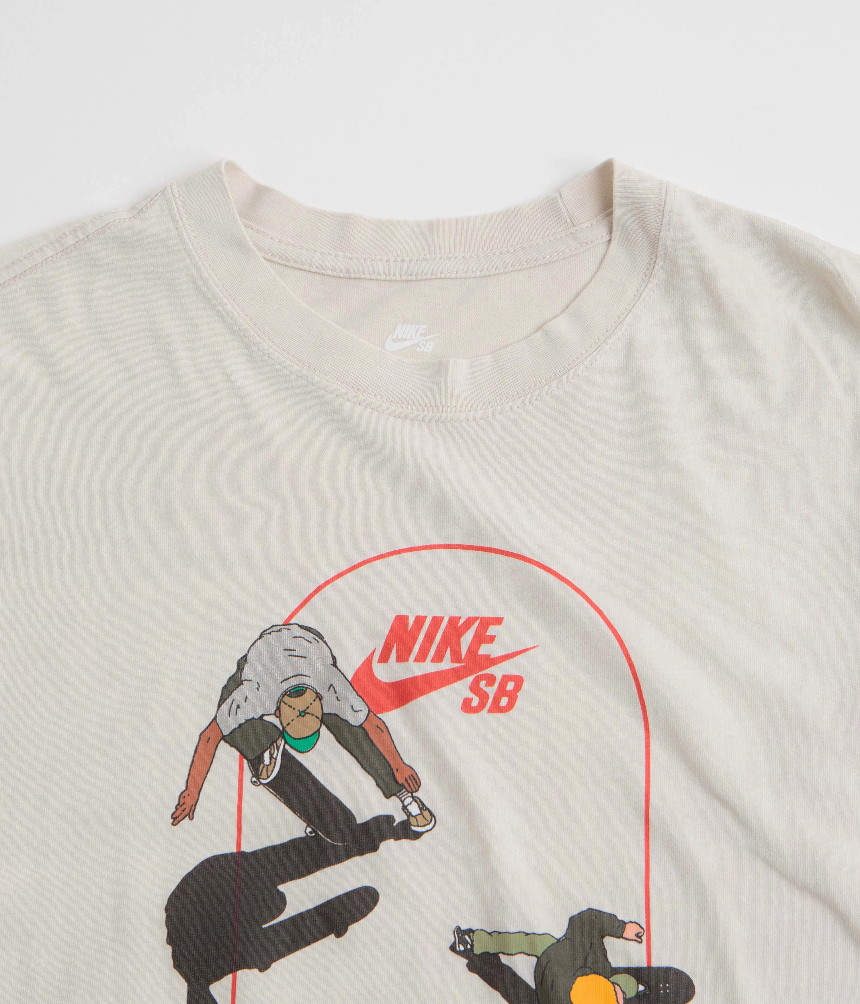 Nike SB Court T-Shirt - Light Bone Square Neck hotel