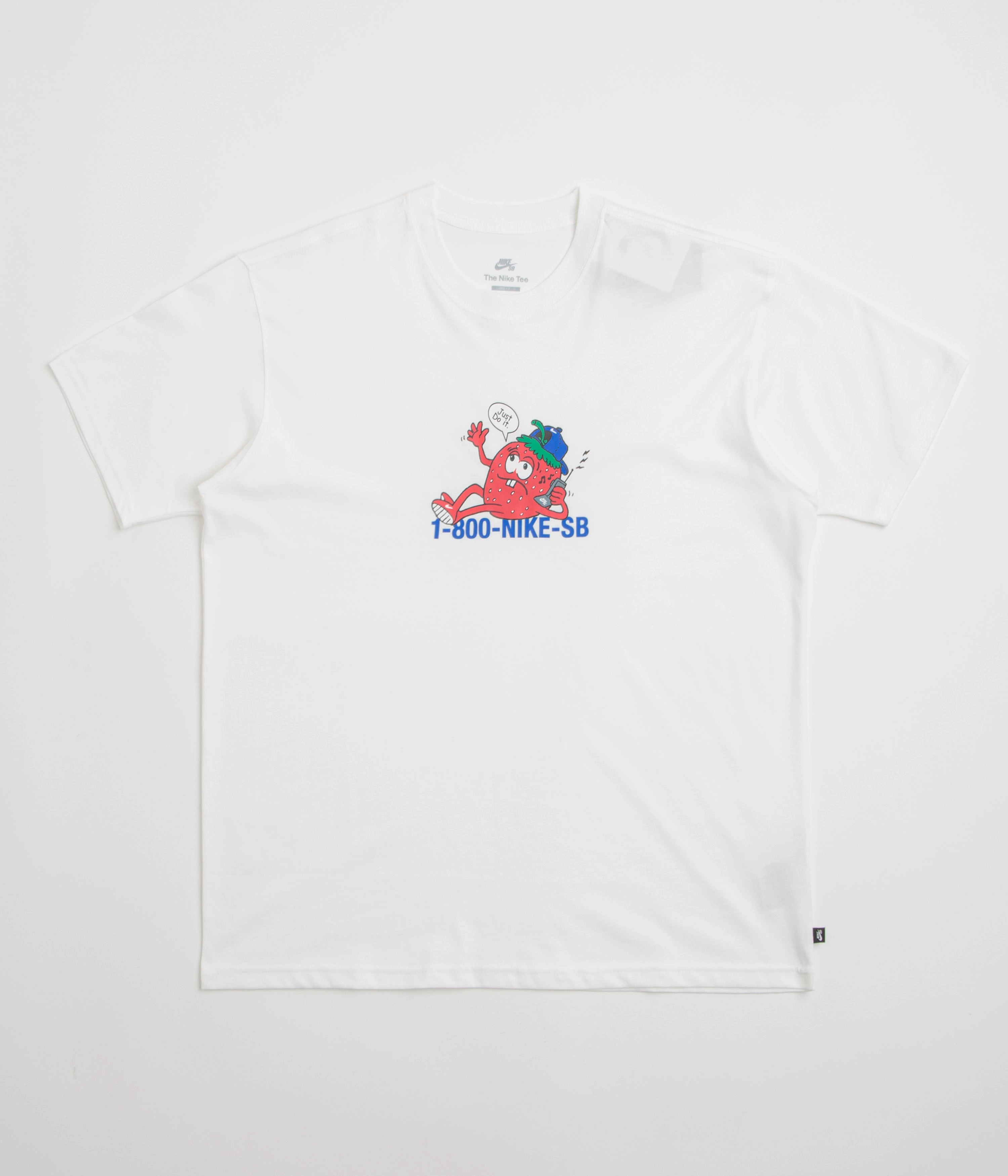 Zip Closure sleeve length Nike SB Flip Phone T-Shirt - White